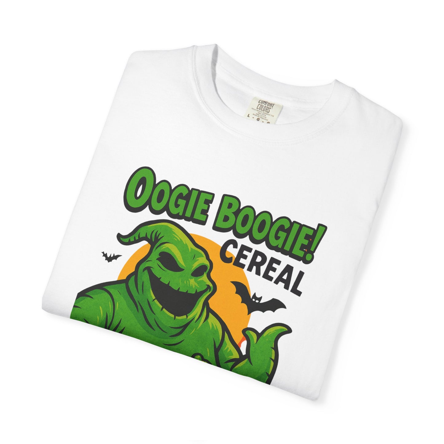 Oogie Boogie Cereal Unisex T-Shirt, Halloween Tee, Cartoon Apparel, Gifts for Fans, Unique Graphic Shirt, Spooky Style