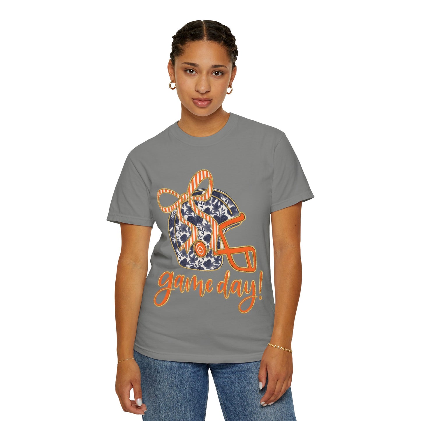 Game Day Coquette Style, Football Helmet T-Shirt | Unisex Sports Tee for Football Fans | Perfect for Tailgating, Game Everyday Wear