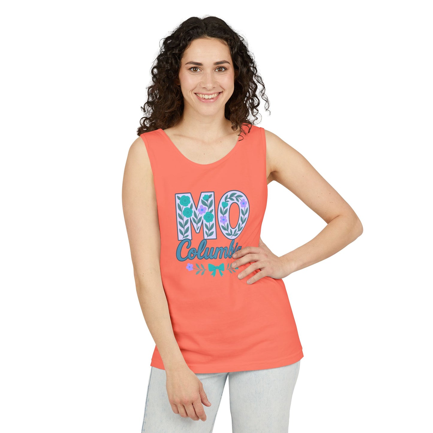 Missouri State Pride Tank Top, Unisex Summer Shirt, Columbia MO Graphic Tee, Comfort Colors, Graduation Gift