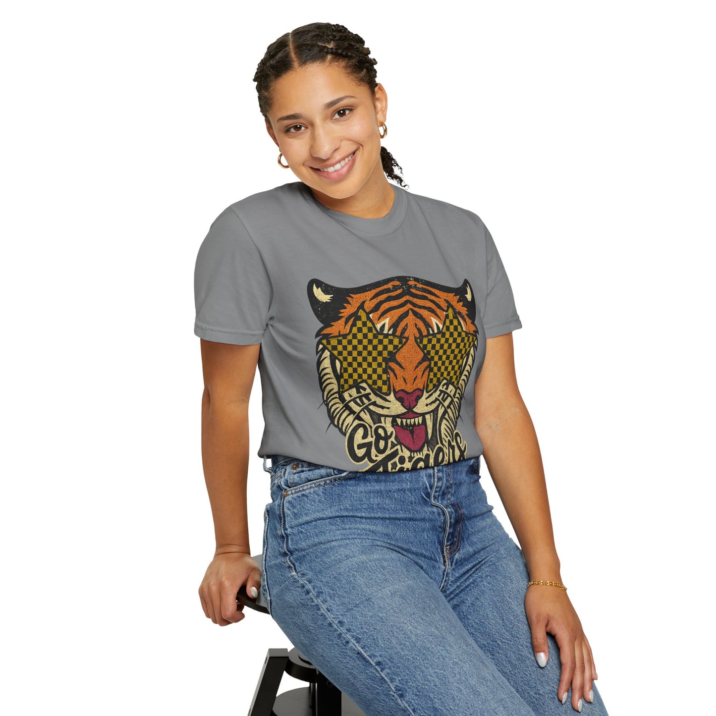 Bold Tiger Graphic Unisex T-Shirt - Go Tigers Design for Missouri Lovers