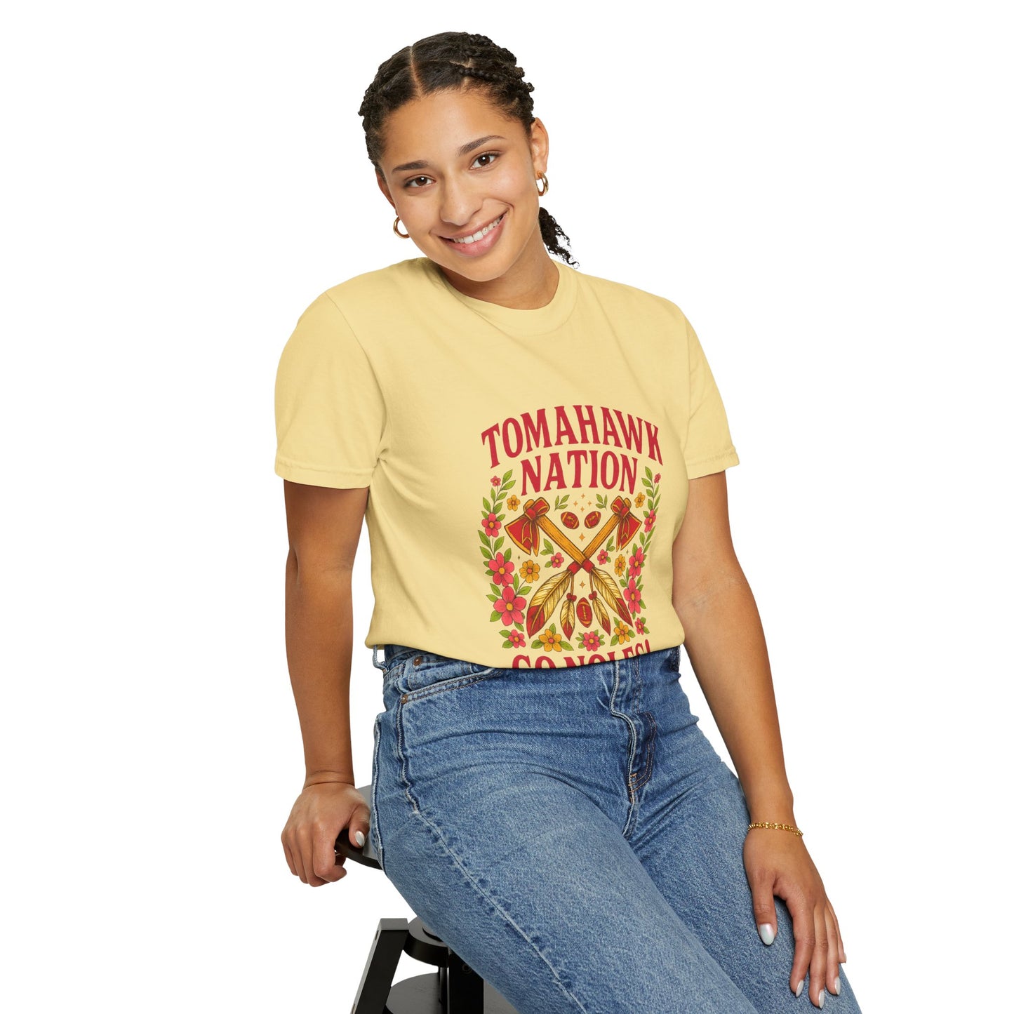 Tomahawk Nation Unisex T-shirt | Go Noles Vintage Style Tee, Perfect for Game Day, College Spirit Wear, Football Fans, Sports Apparel