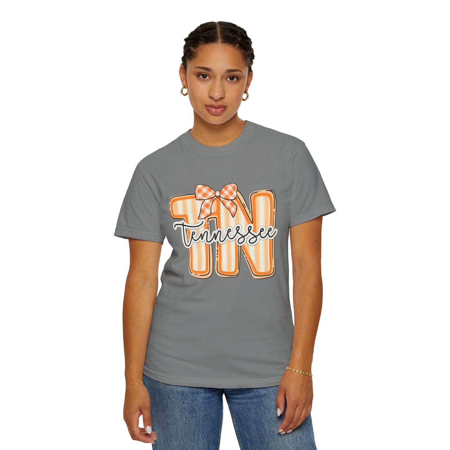 T-Shirt Tennessee Bow State Southern Pride Casual Wear Gift