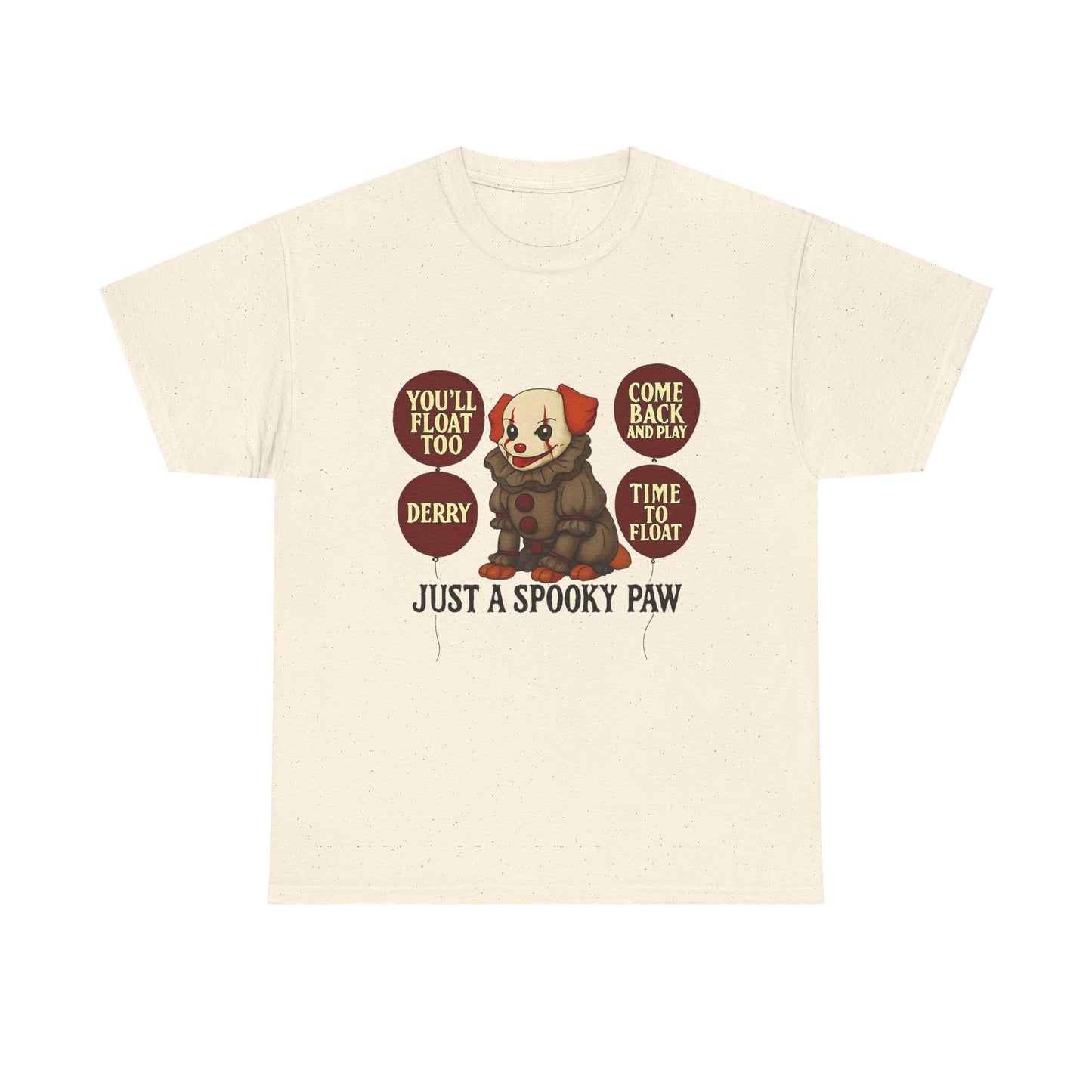 Spooky Dog Tee Clown Pup Pennywise
