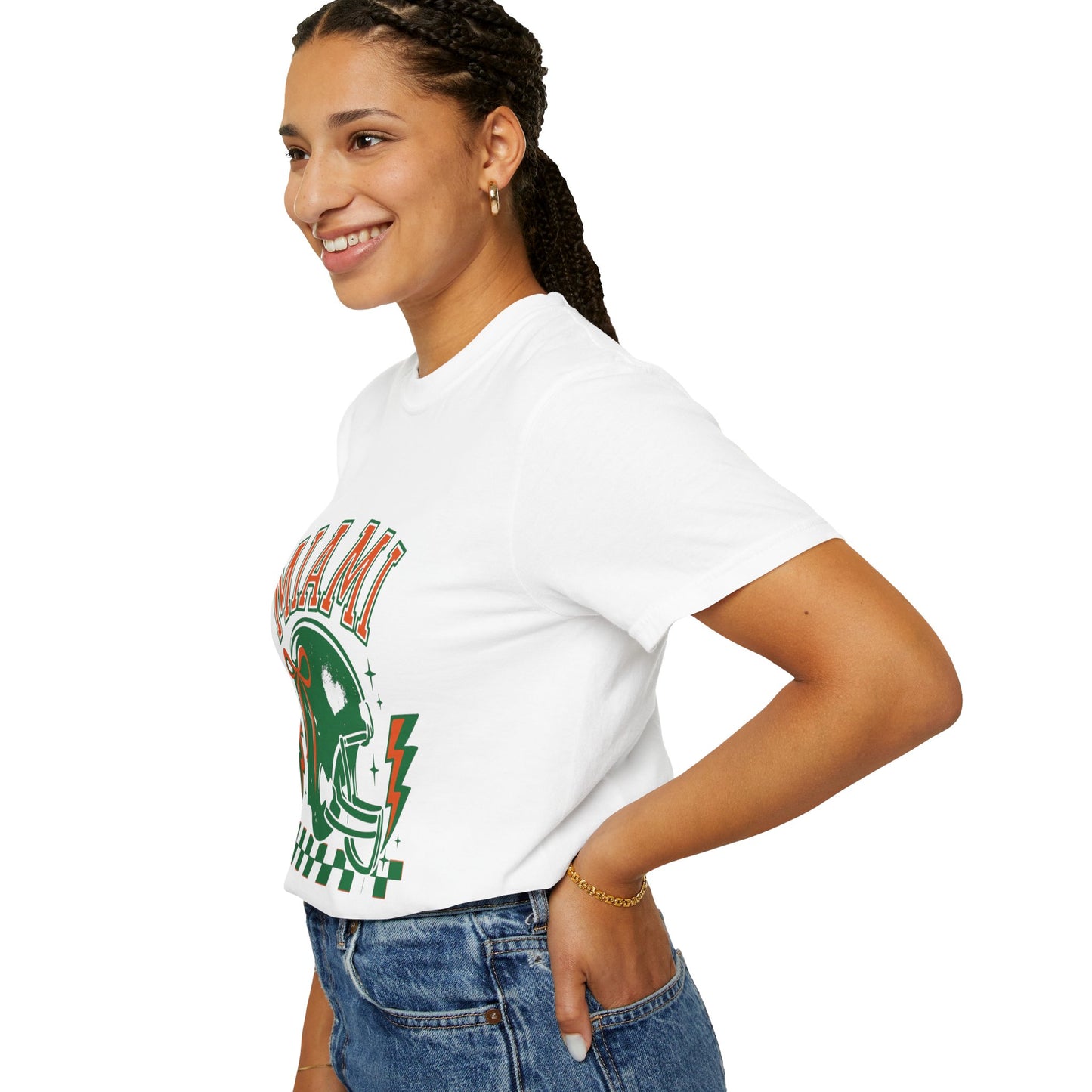 Miami Football Garment-Dyed T-Shirt