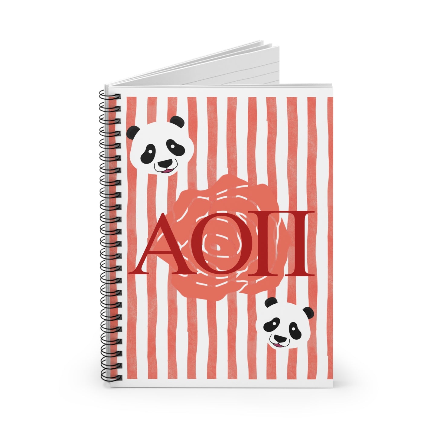 AOPi Sorority Spiral Notebook