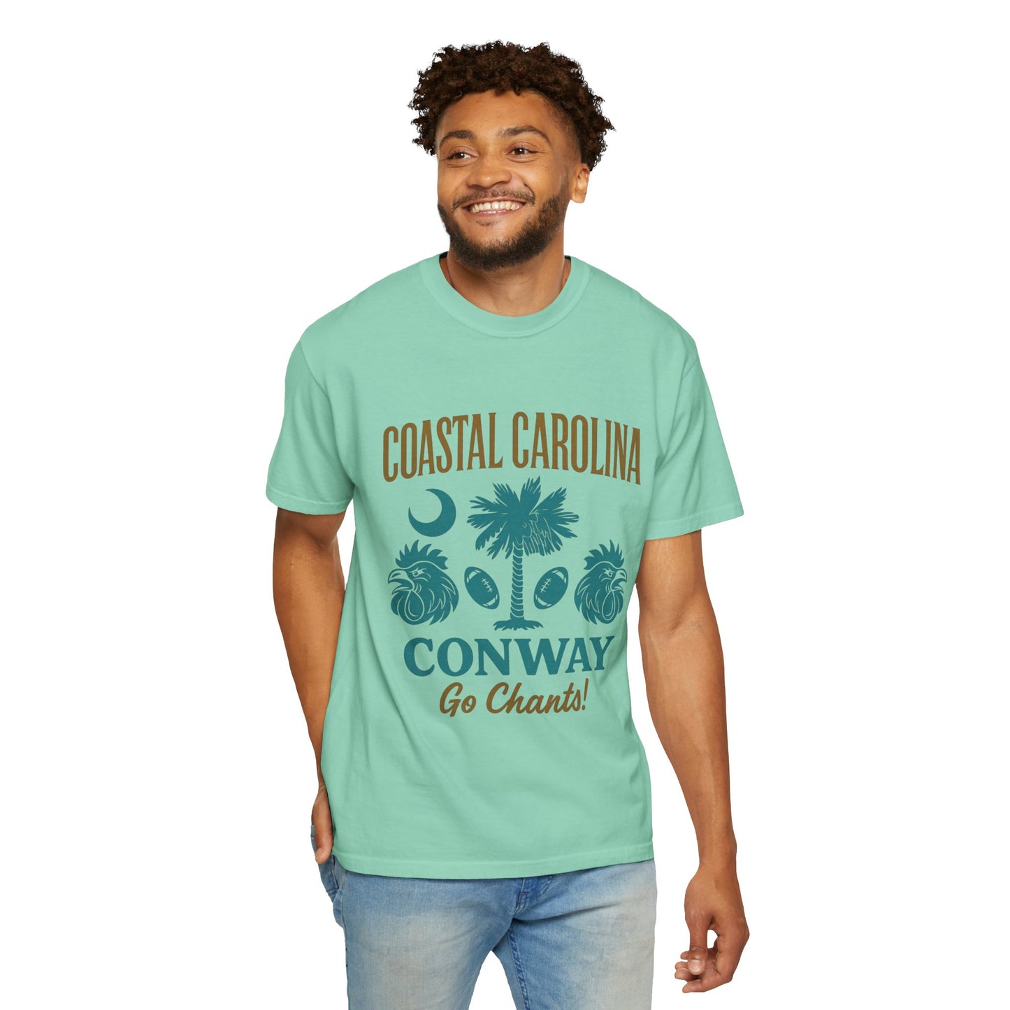 Go Chants T-Shirt, Unisex Garment-Dyed Tee, Beachwear, College Apparel, Summer Vibes
