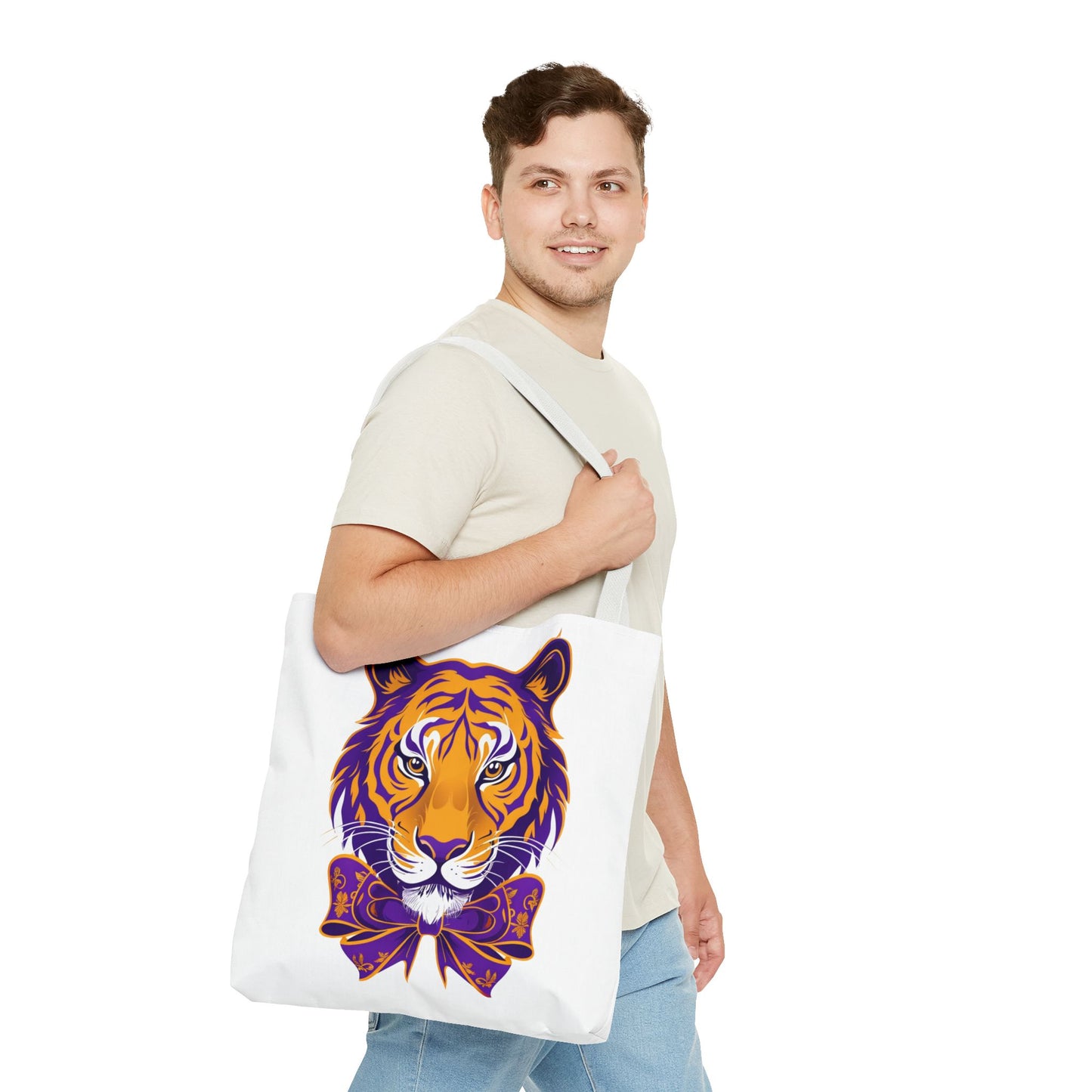 Majestic Tiger Tote Bag, Bold Animal Print, Eco-Friendly Shopping Bag, Personalized Gift, Fashionable Beach Tote, Stylish Everyday Carryall