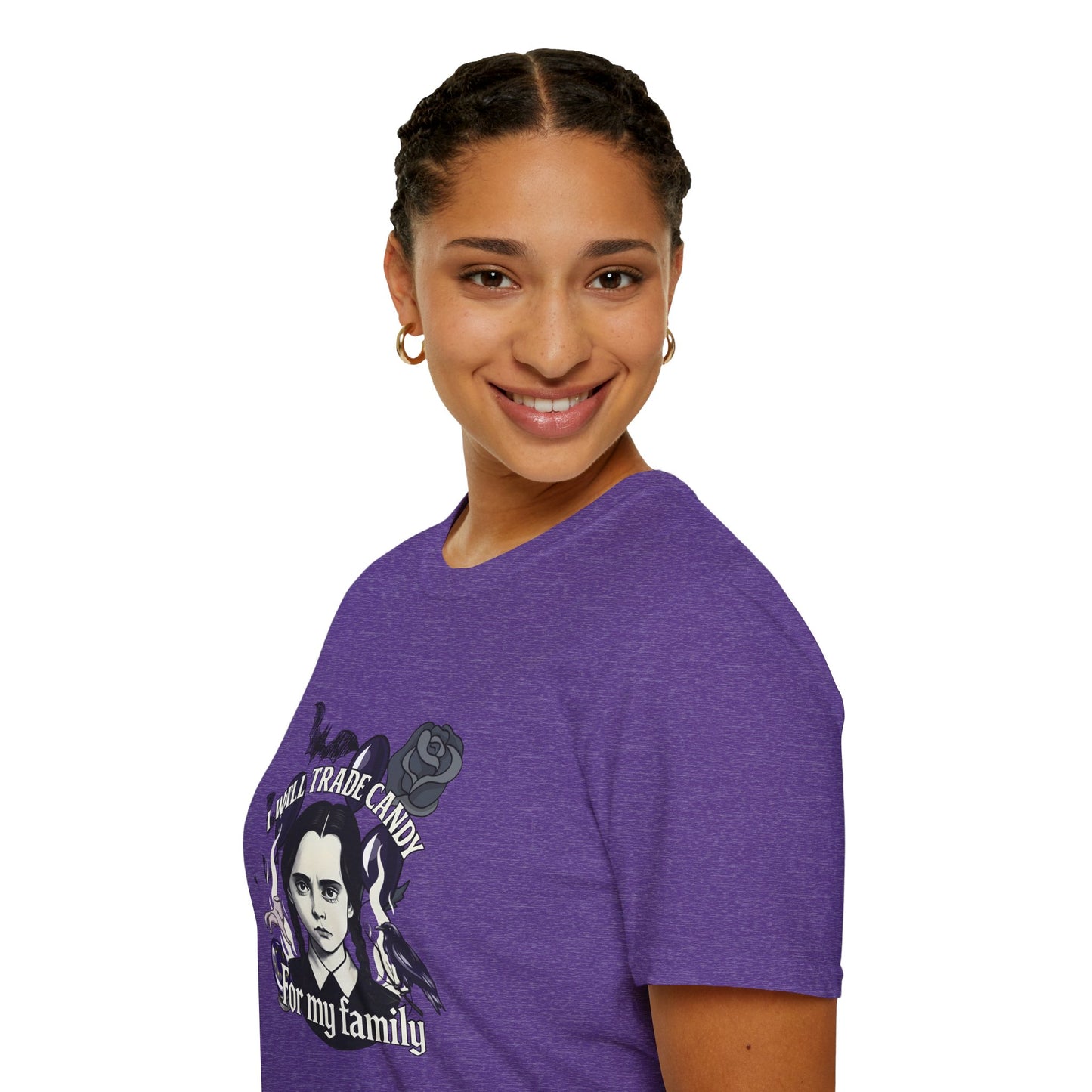 Gothic Family Tribute Unisex Tee - Halloween Dark Aesthetic Apparel