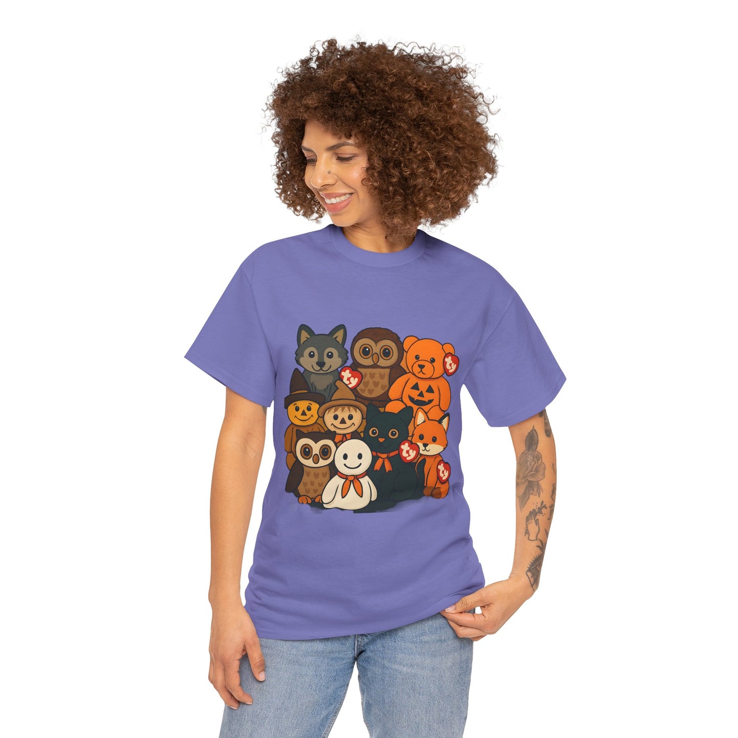 Halloween Unisex Tee - Ty Beanie Babies Design