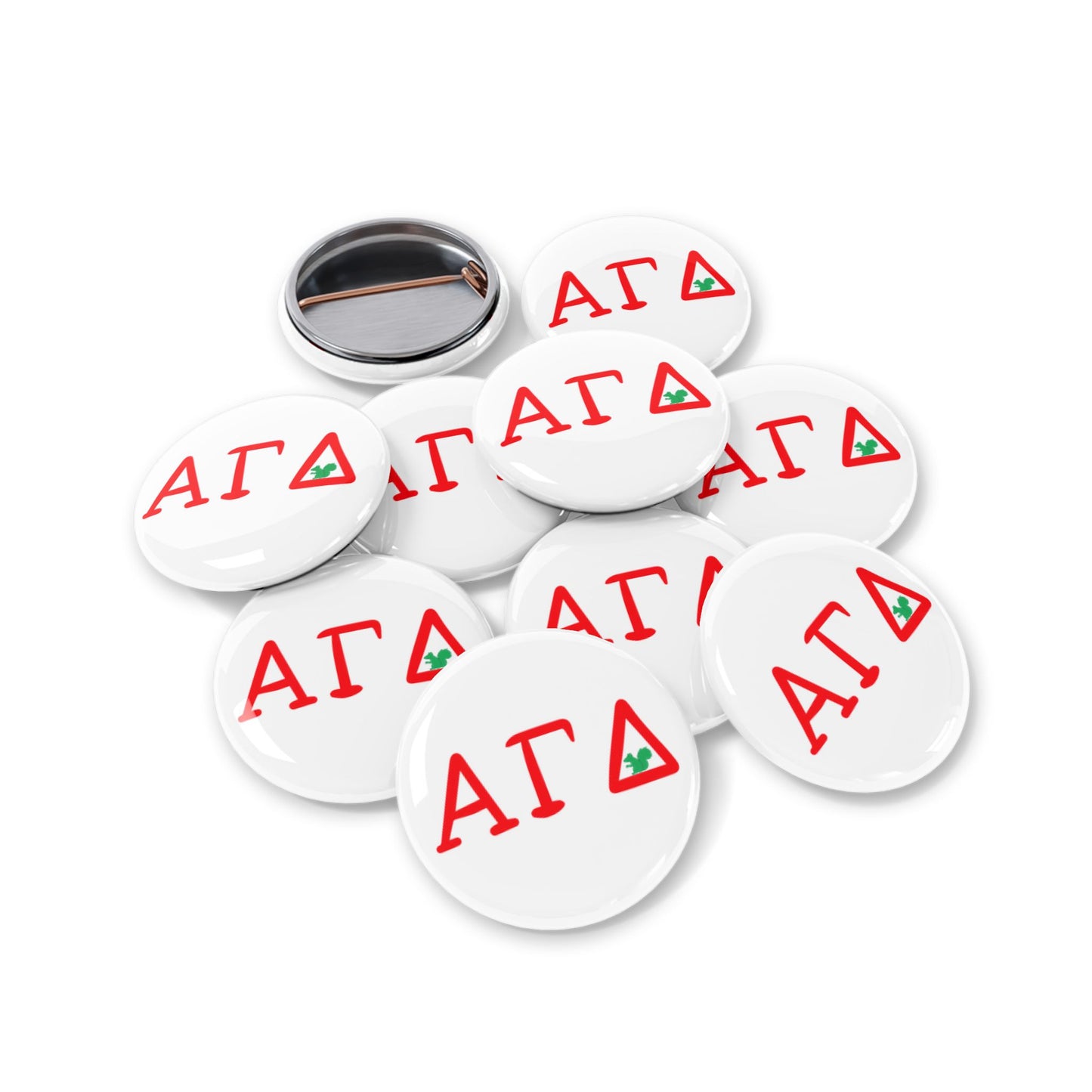 AGD Cute Round Pins for Personalization, Customizable Lapel Pins for Events, Fashion Accessories, Badge Gifts