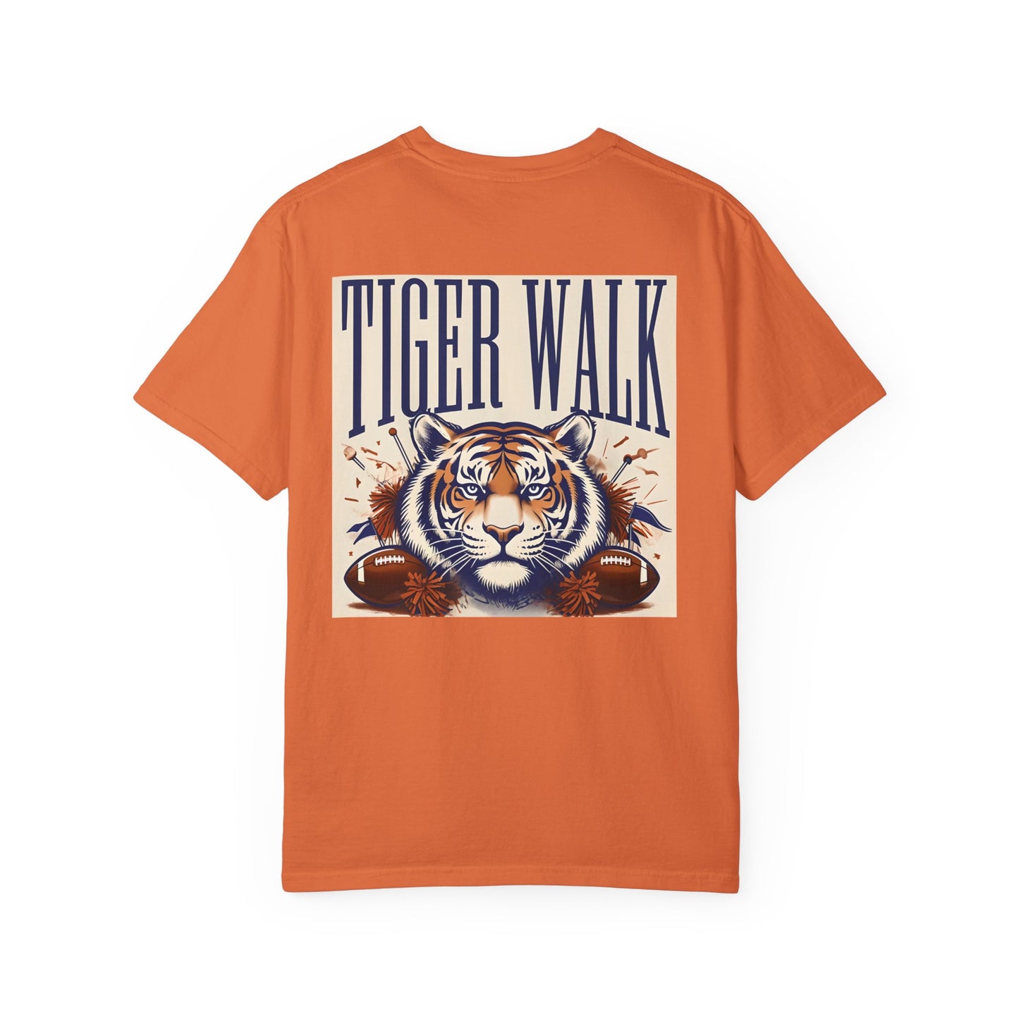 War Eagle Tiger Walk Unisex T-Shirt, Casual Tee, College Apparel, Game Day Shirt, Sports Fan Gear, Gift for Auburn Fans