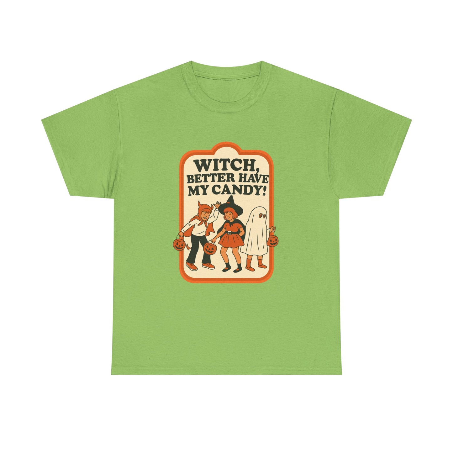 Halloween Witch Candy Tee - Unisex Cotton Shirt