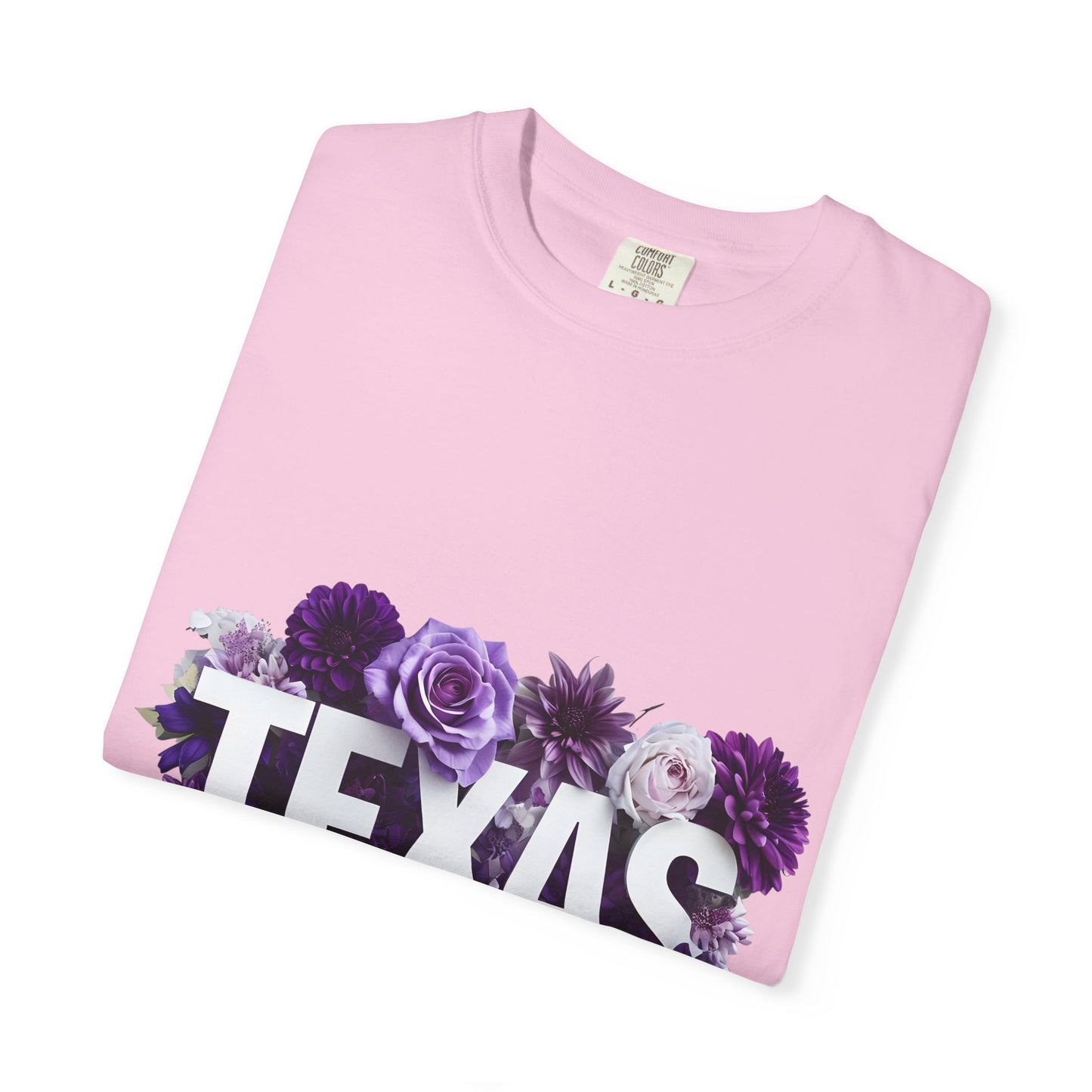 Texas Floral T-Shirt, Unisex Aesthetic Tee, Summer Outfit, Gift for Texan, Casual Style Shirt, Travel Souvenir Shirt