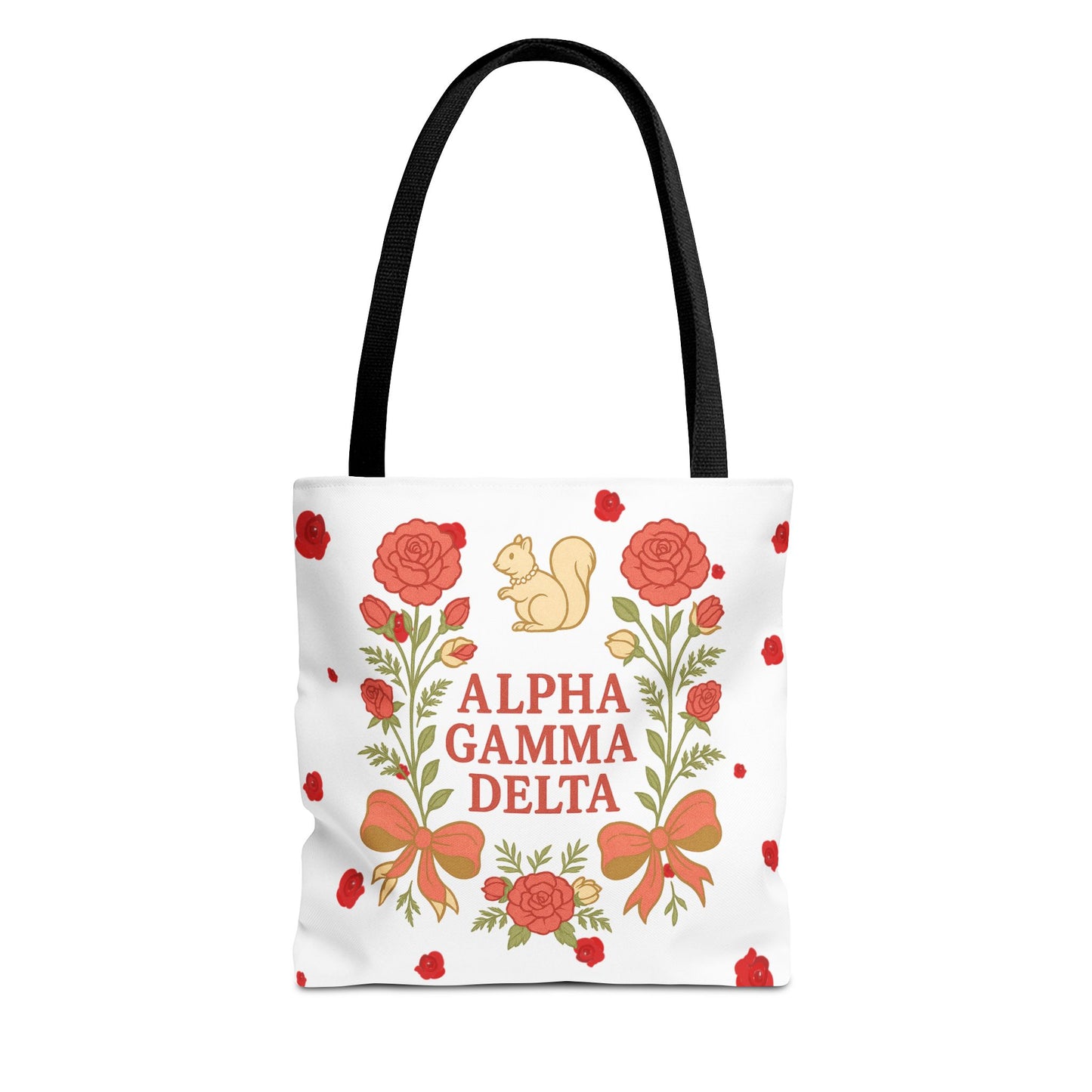 Floral Tote Bag | Alpha Gamma Delta Collection | Perfect for Sorority Events & Graduates