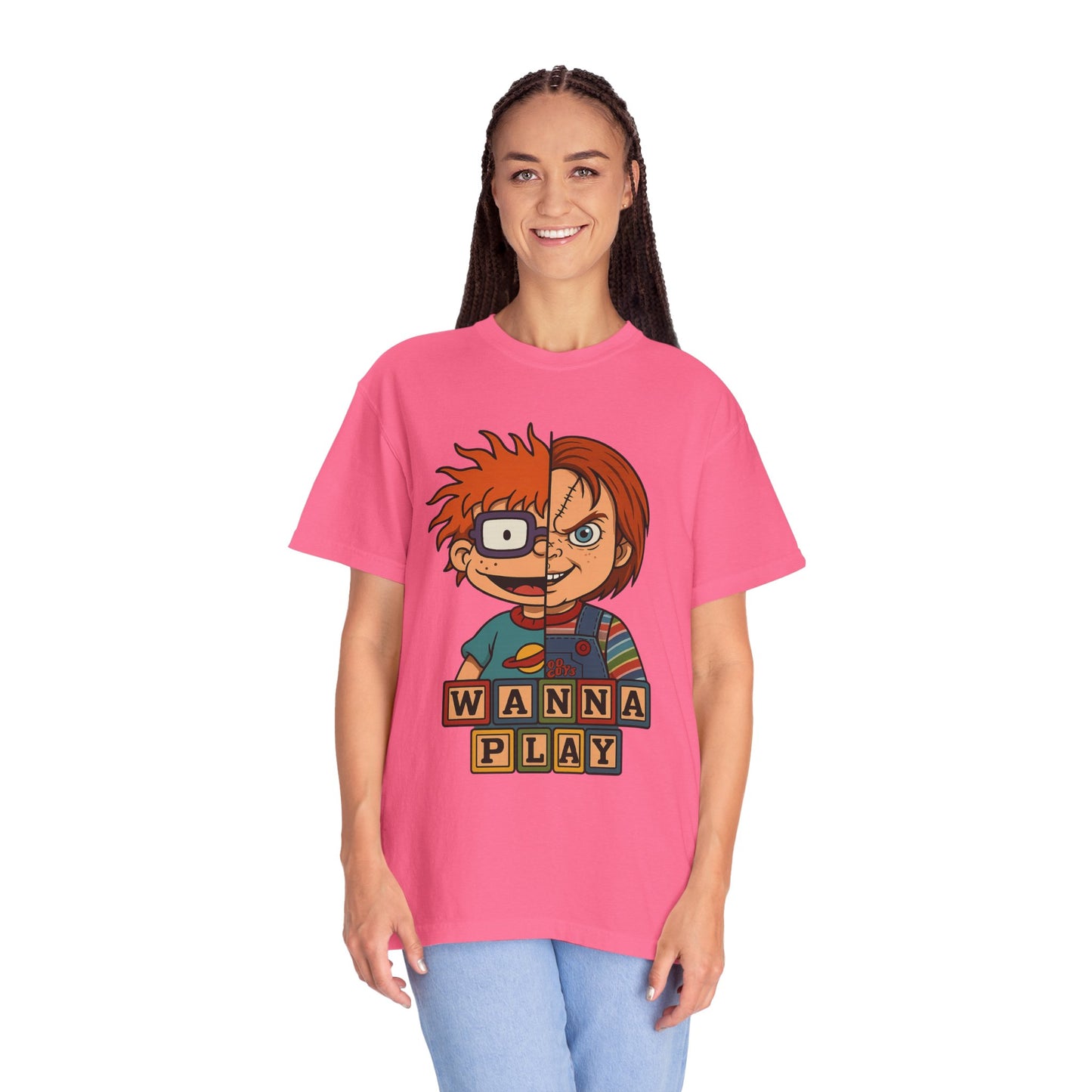 Two Faced Halloween Chucky-Inspired Unisex T-Shirt
