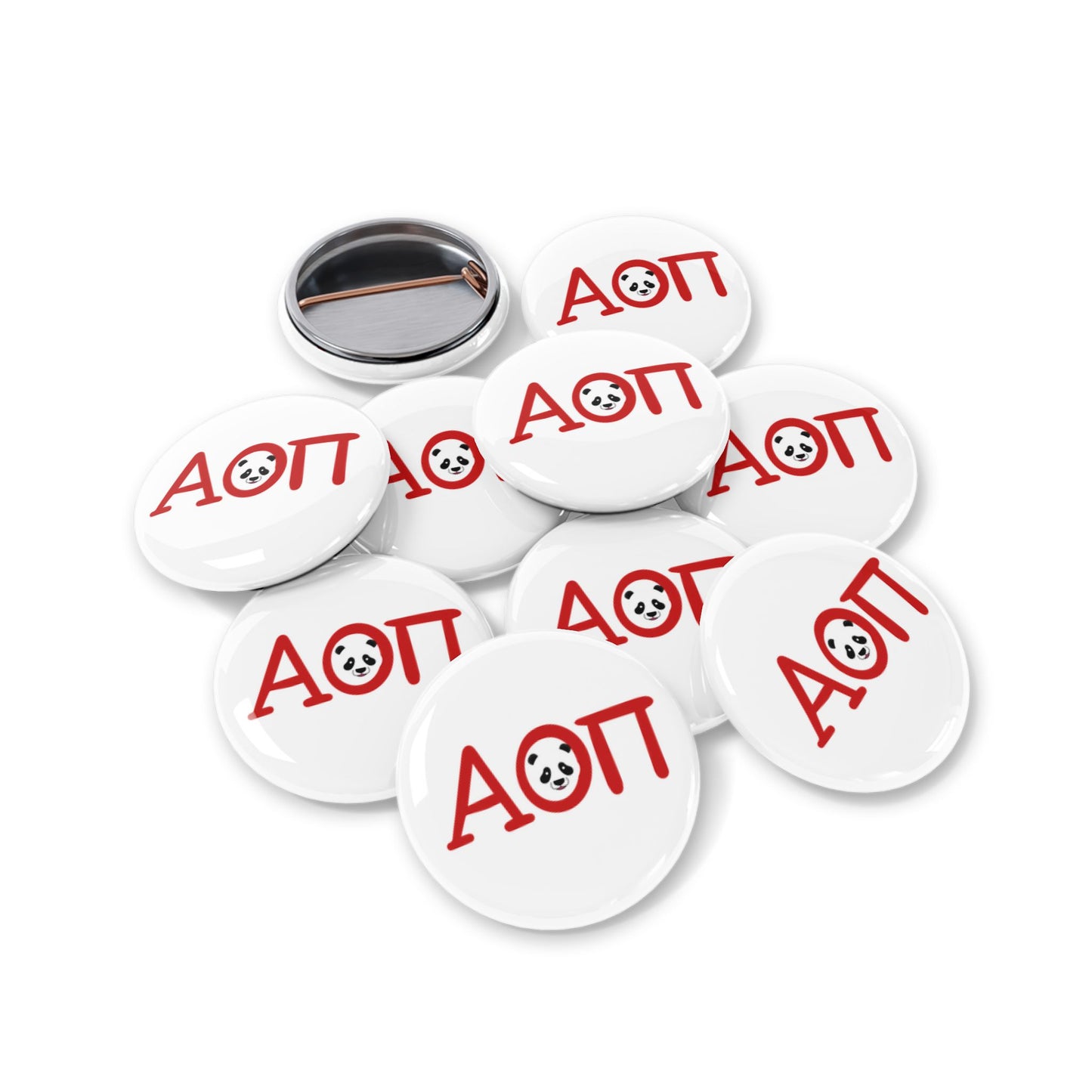 AOPi Custom Round Pins, AOPP Badge, Cute Enamel Pins, Denim Jacket Accessories, Sorority Pins, Personalized Gift Idea