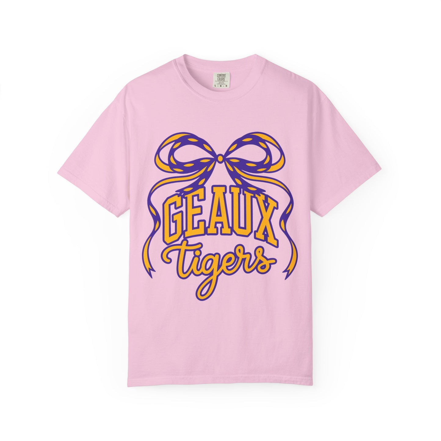Géaux Tigers Garment-Dyed T-Shirt, Unisex Tee, LSU Spirit Wear, College Apparel, Game Day Outfit, Casual Style