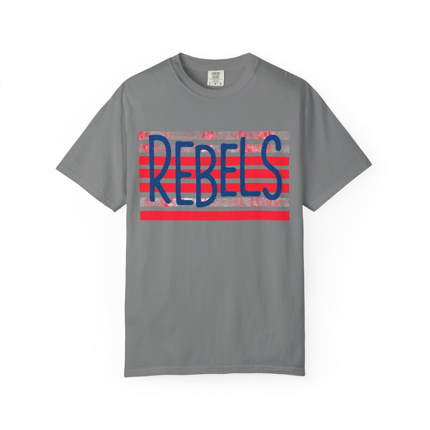 Rebels T-Shirt, Vintage Style Tee, Unisex Graphic Shirt, Summer Fashion, Independence Day Apparel, Football Game Day, Hotty Toddy