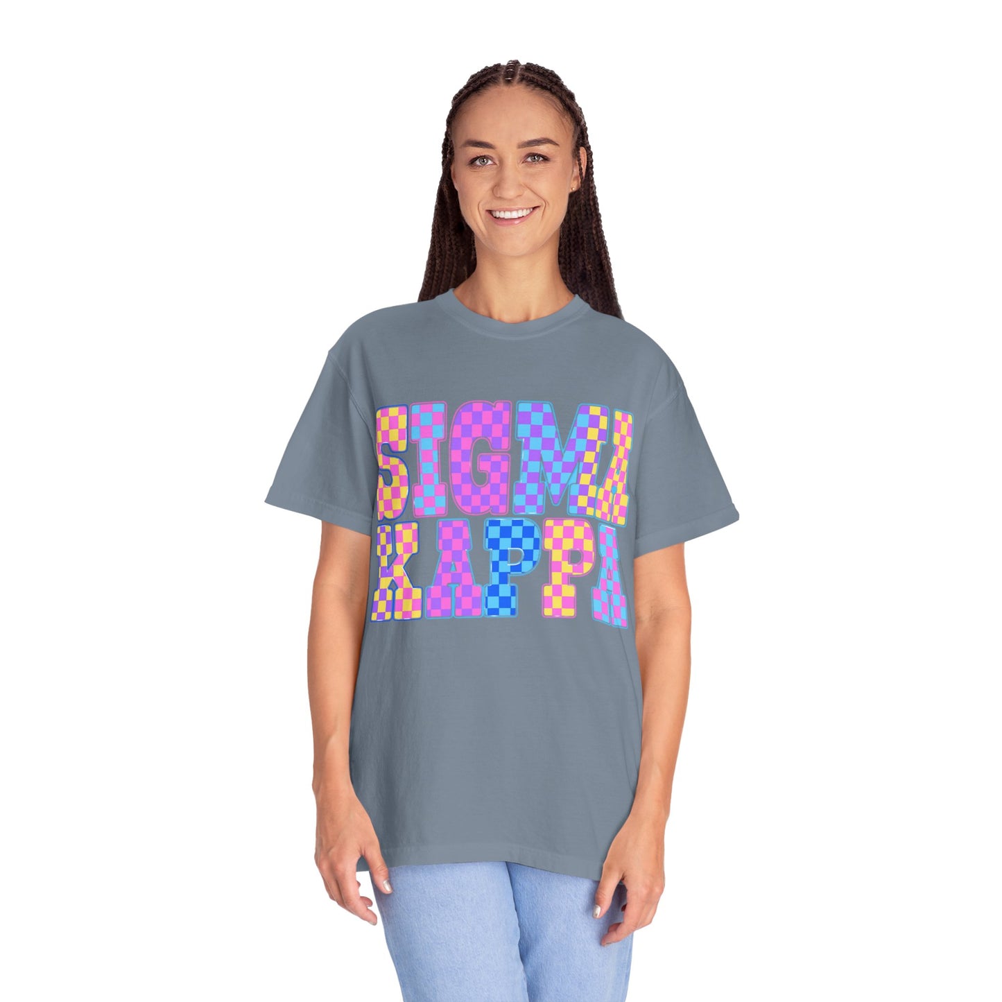 Colorful SigmaKappa T-Shirt - Unisex Garment-Dyed