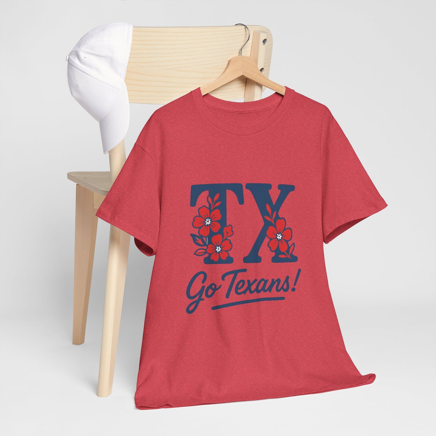 Texas Pride Unisex Cotton Tee | Go Texans! T-Shirt, Casual Wear, Game Day Shirt, Gift for Fans, Spring/Summer Style