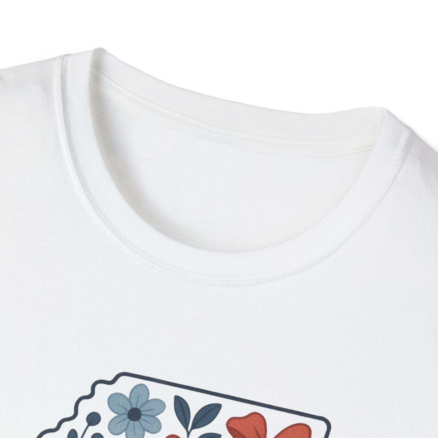 Mississippi Floral Unisex T-Shirt, Casual Tee, Gift for Her, Summer Apparel, Nature Lover Shirt, State Pride Clothing