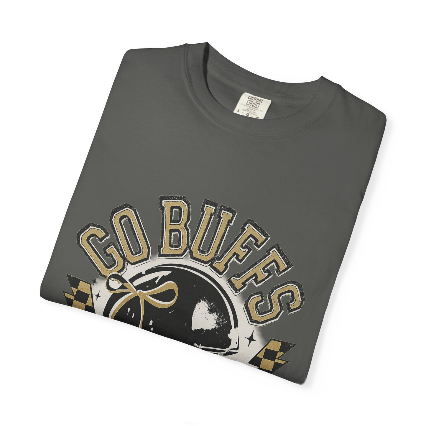 Vintage Sports Fan T-Shirt - Go Buffs Graphic Tee