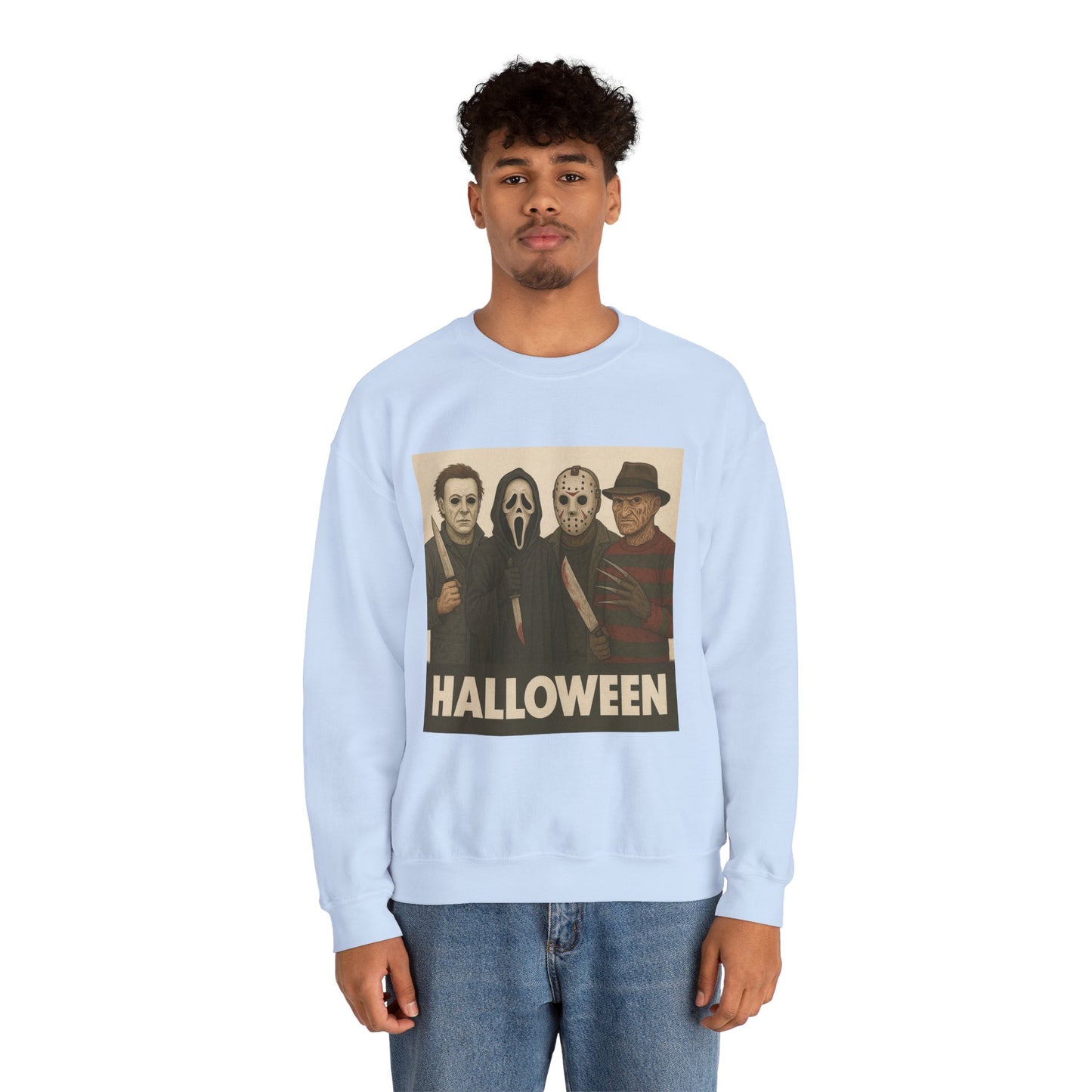 Spooky Movie Crewneck Sweatshirt - Halloween Horror Apparel