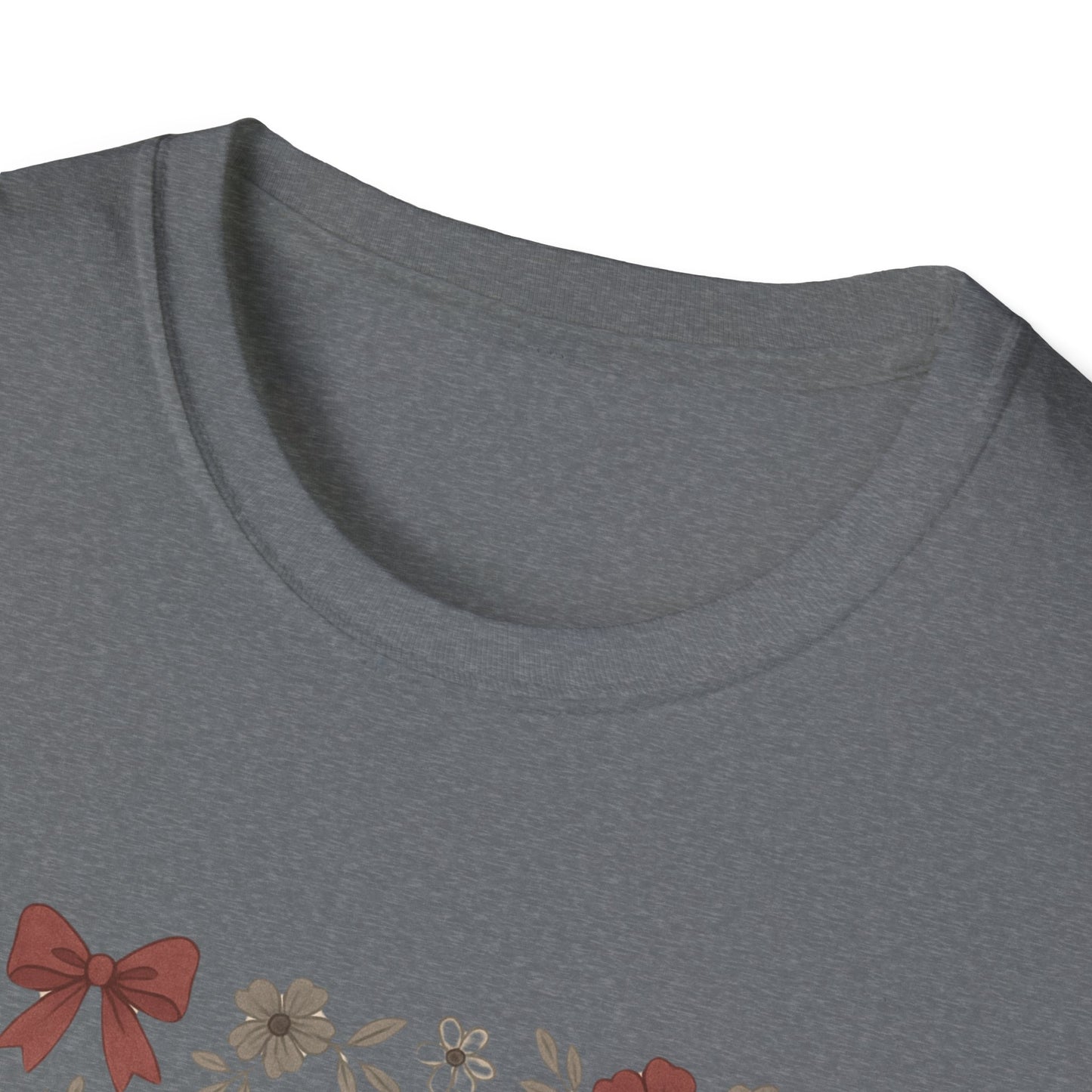 Texas Floral Unisex Softstyle T-Shirt, Vintage Texas Tee, Texas Pride Shirt, Casual Wear, Gift for Texas Lovers, Holiday T-Shirt