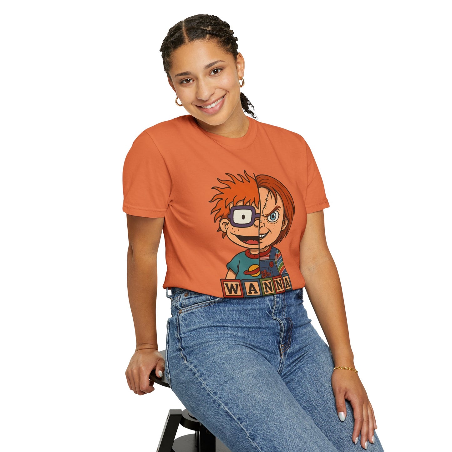 Two Faced Halloween Chucky-Inspired Unisex T-Shirt