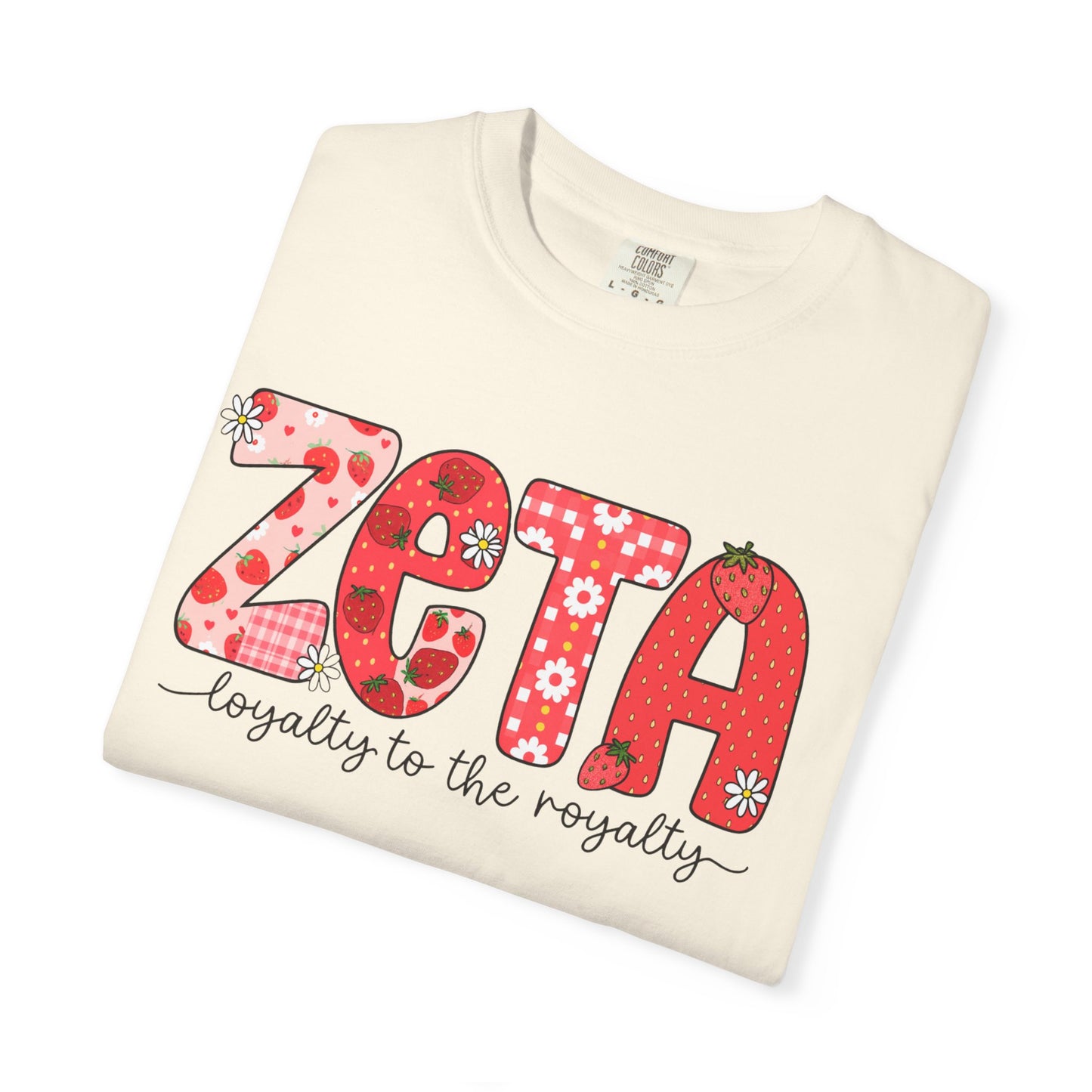 ZTALoyalty T-Shirt, Unisex Garment-Dyed Tee, Perfect for Sorority Events, Greek Life Apparel, Custom Festive Shirt, Everyday Casual Wear