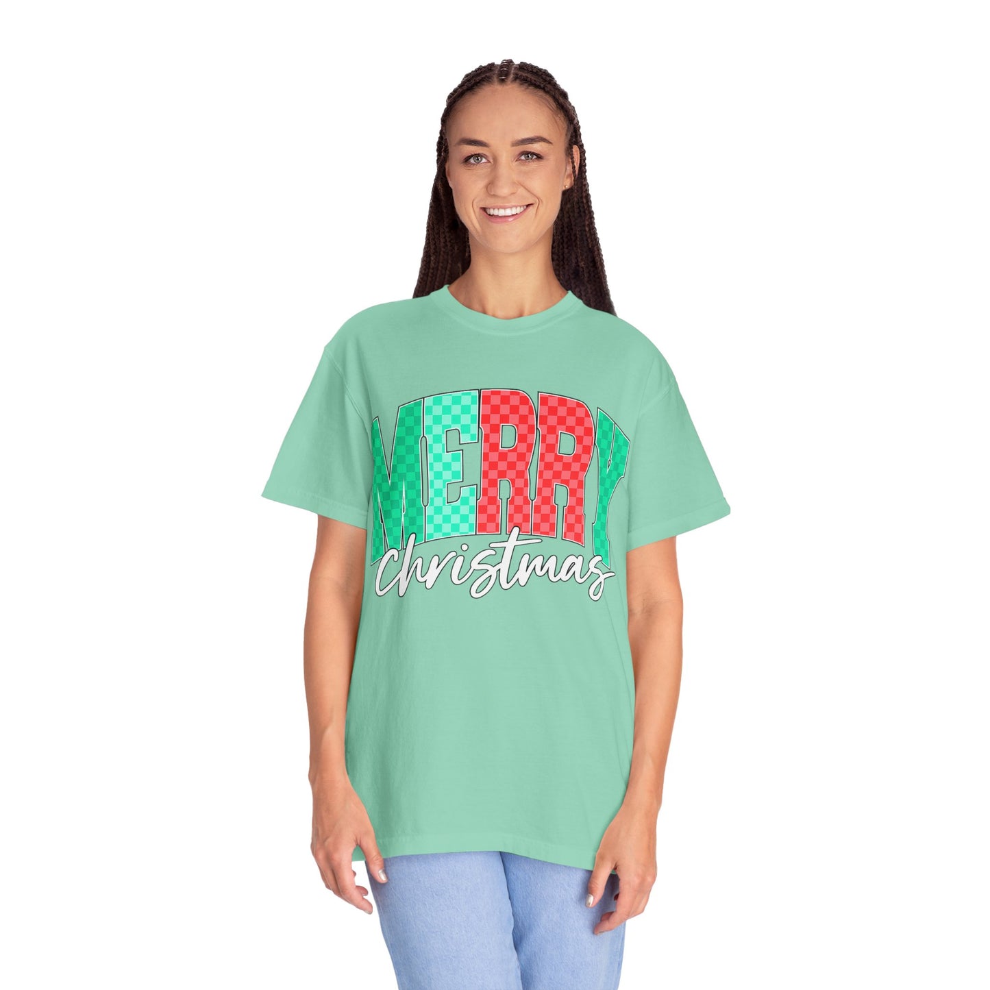 Merry Christmas Unisex Garment-Dyed T-Shirt