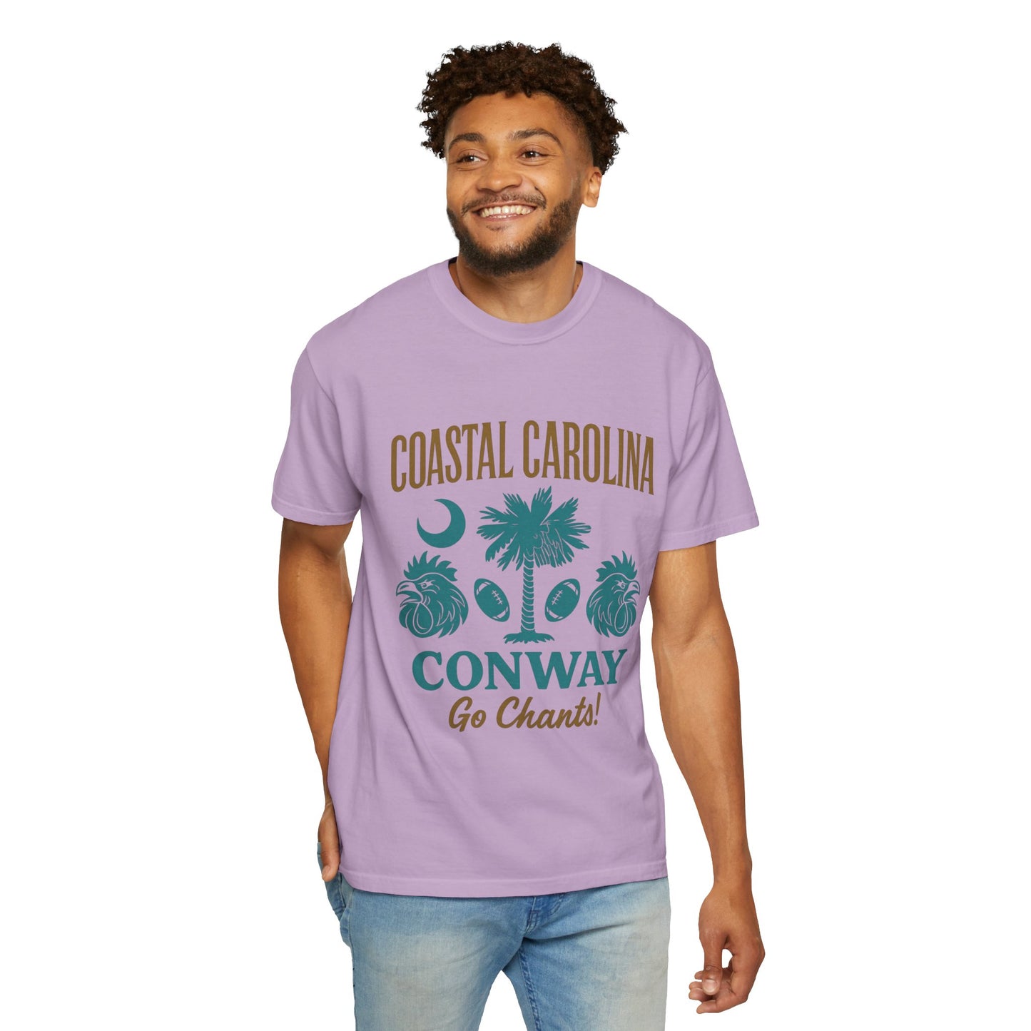 Go Chants T-Shirt, Unisex Garment-Dyed Tee, Beachwear, College Apparel, Summer Vibes