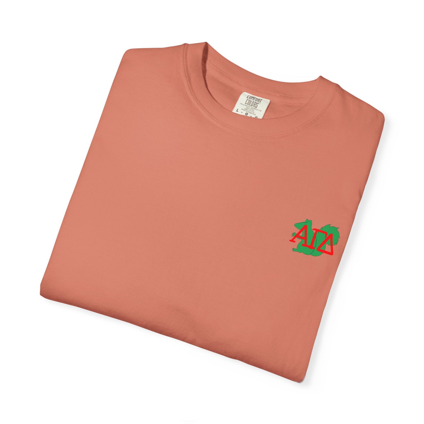 AGD Charming Sorority T-Shirt, Squirrel Design, Unisex Apparel, Perfect Gift, Casual Wear, College Life, Greek Life, Fraternity Events