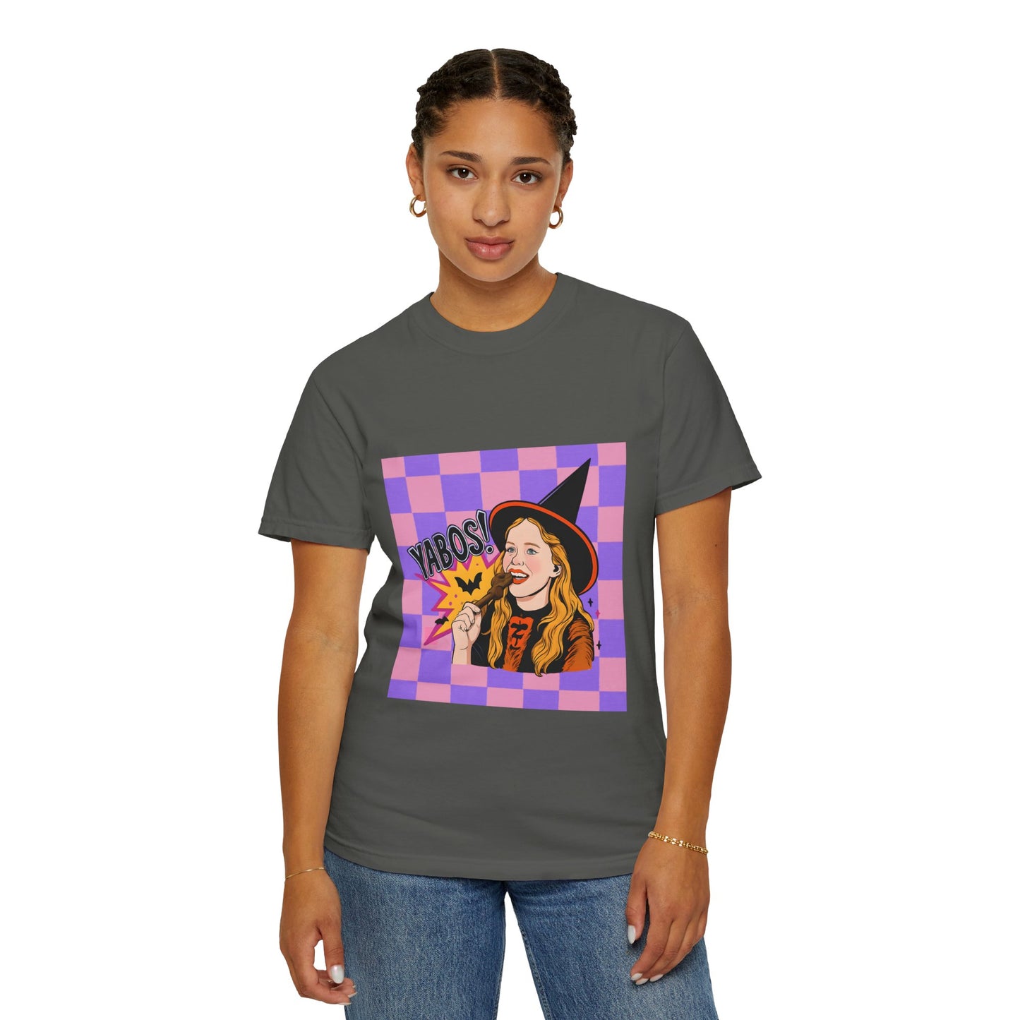 Witchy Vibes T-shirt - Yabos Graphic Tee, Cute Halloween Shirt, Unisex Funny Costume Top, October Celebration Attire, Gift for Witch Lovers