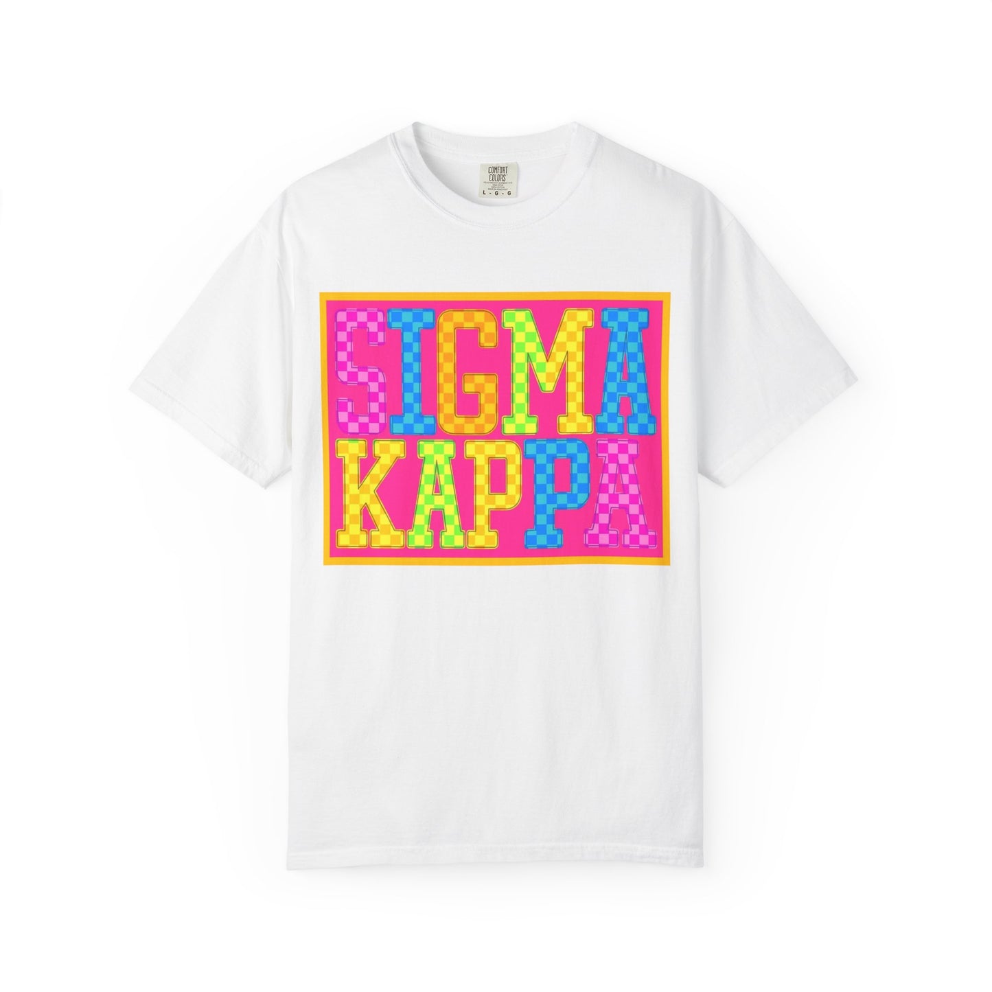 Colorful Sigma Kappa T-Shirt | Sorority Apparel