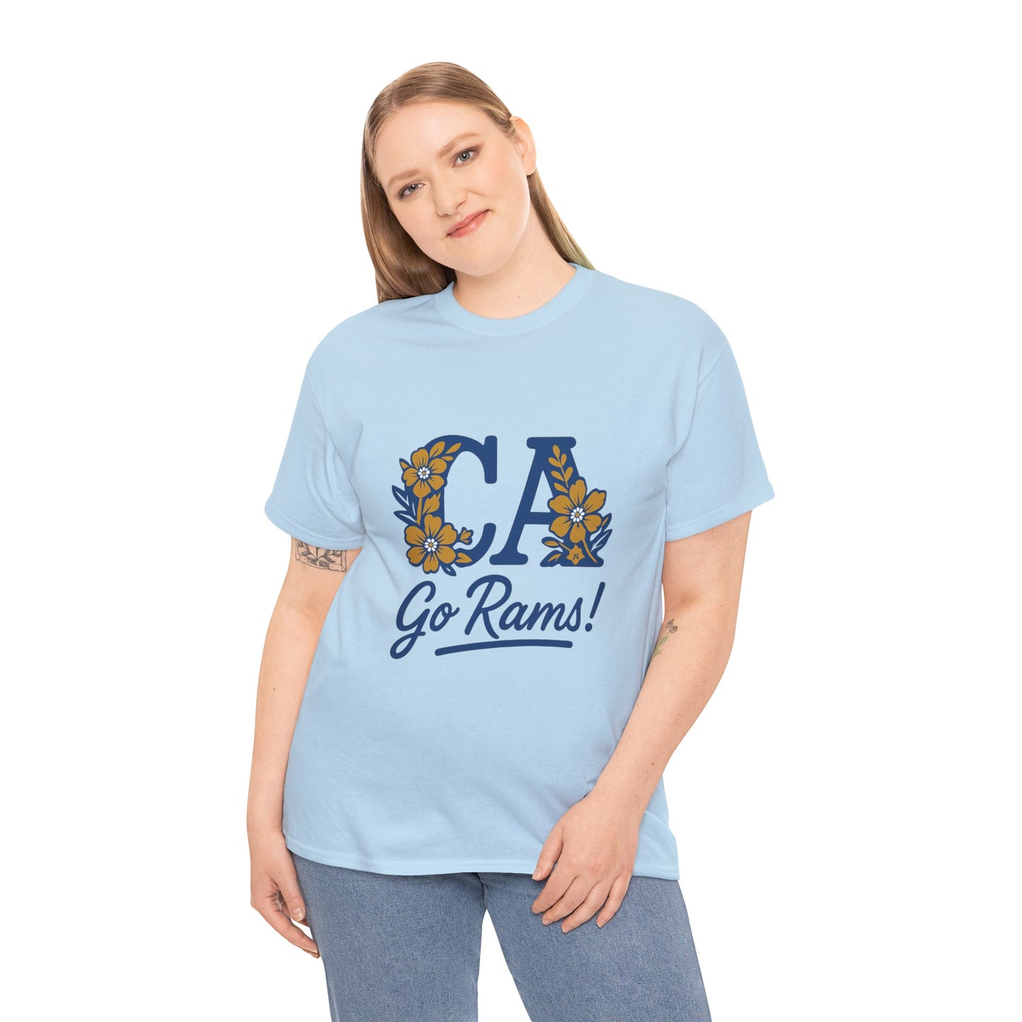 CA Rams Floral Tee