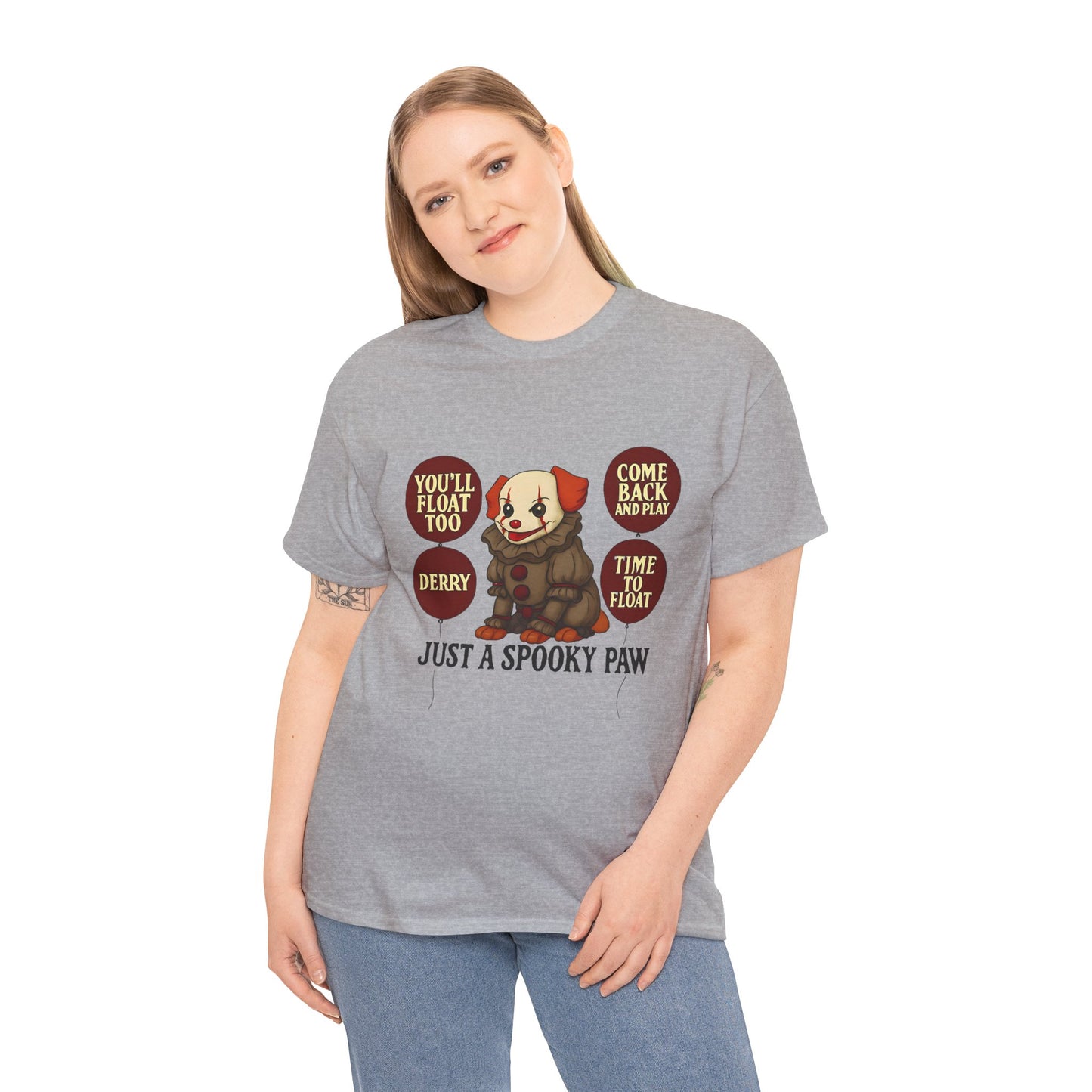 Spooky Dog Tee Clown Pup Pennywise