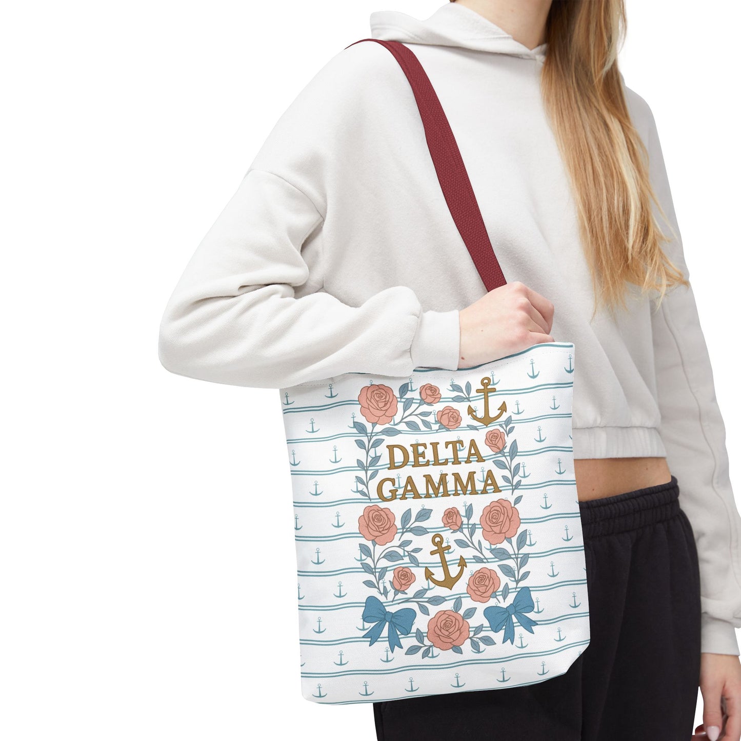 Floral Tote Bag - Delta Gamma Sisterhood Gift