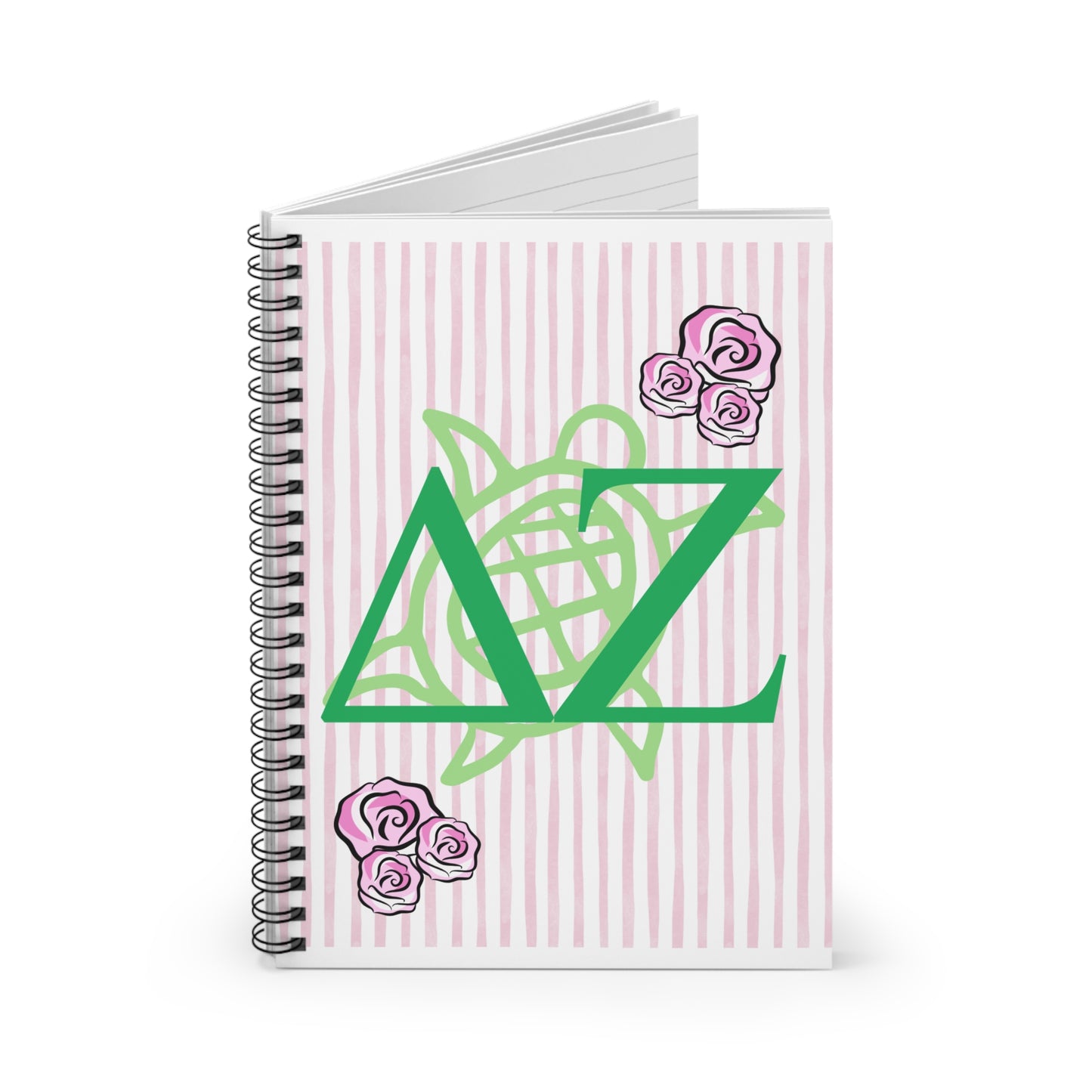 DZ Personalized Floral Spiral Notebook - Ruled Line Journal