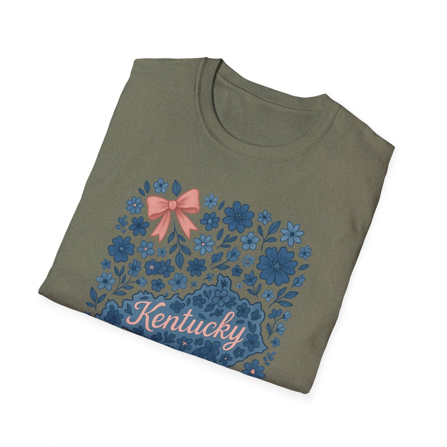 Kentucky Floral Unisex T-Shirt, Kentucky Shirt, Southern Pride Tee, Spring Fashion Top, Gift for Her, Casual Wear