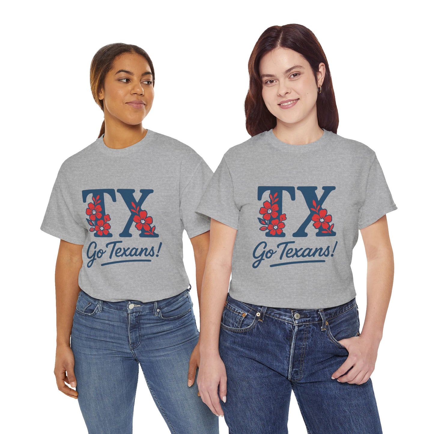 Texas Pride Unisex Cotton Tee | Go Texans! T-Shirt, Casual Wear, Game Day Shirt, Gift for Fans, Spring/Summer Style