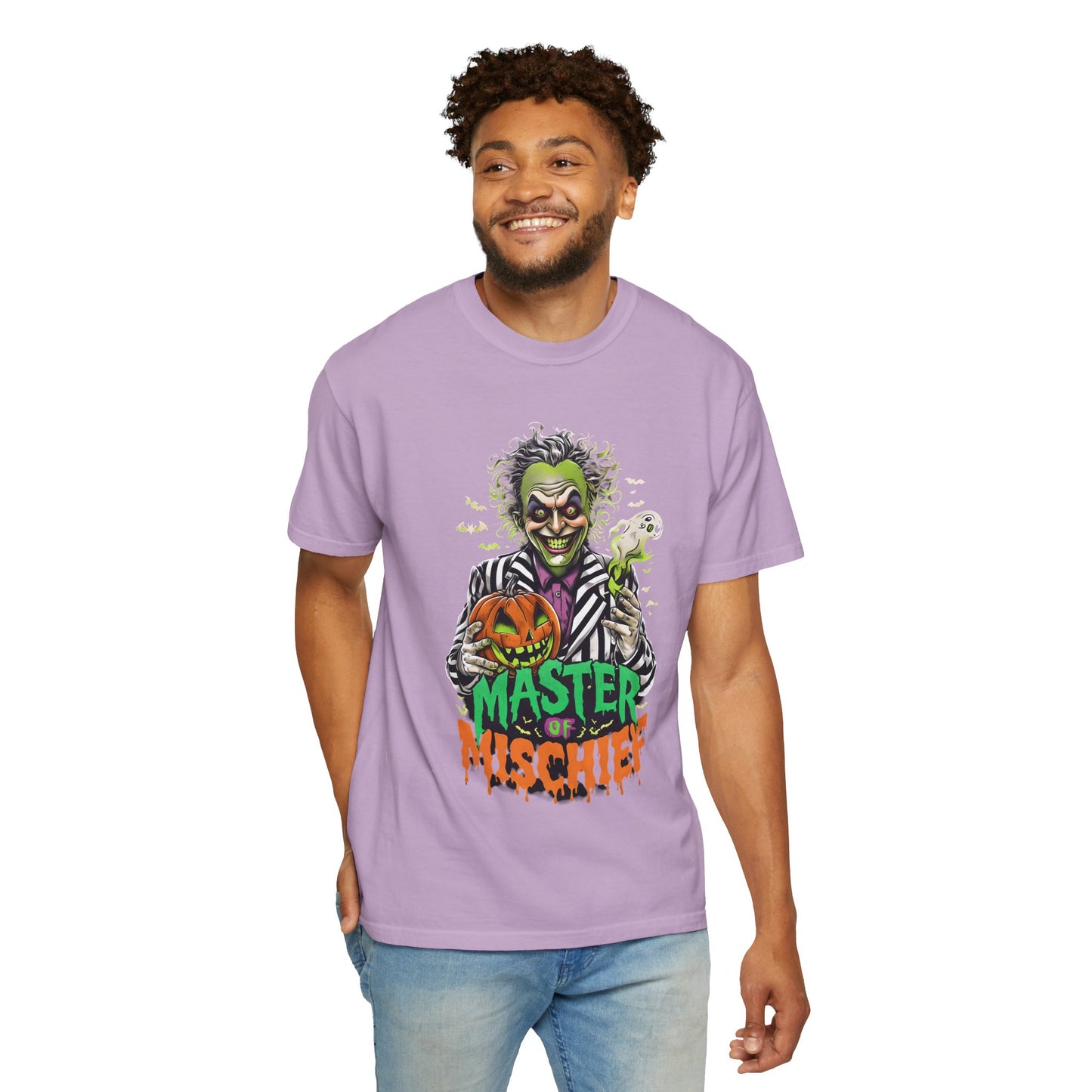 Master of Mischief Unisex T-Shirt, Halloween Party Shirt, Costume Tee, Spooky Gift, Fall Apparel, Graphic Tee
