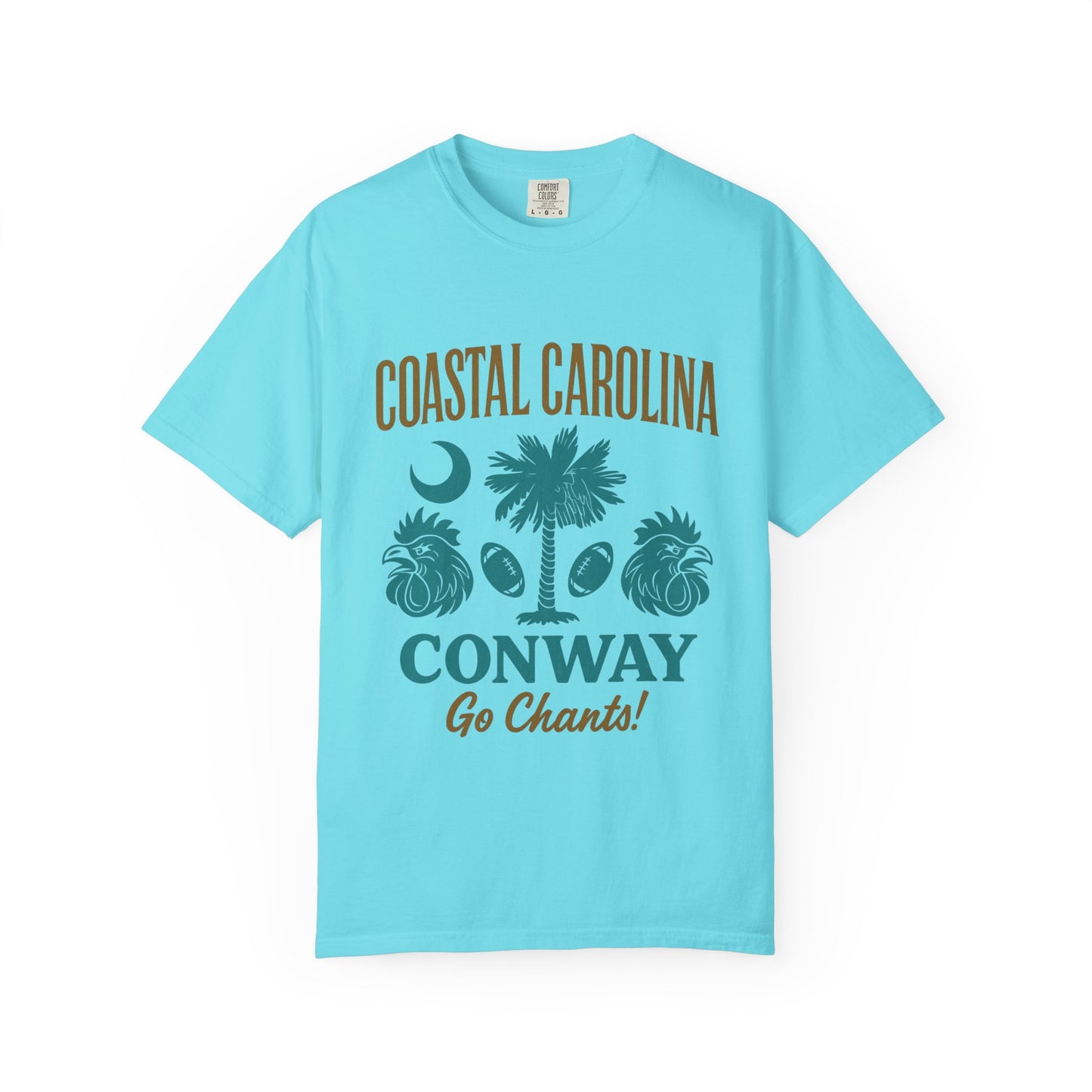 Go Chants T-Shirt, Unisex Garment-Dyed Tee, Beachwear, College Apparel, Summer Vibes