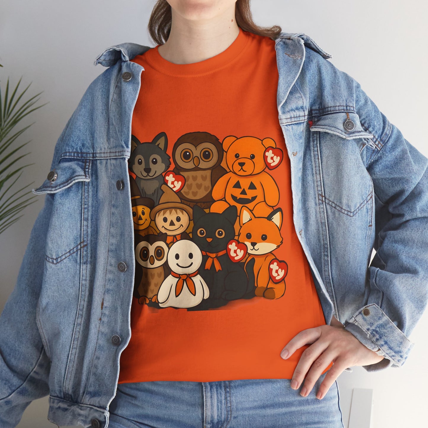 Halloween Unisex Tee - Ty Beanie Babies Design