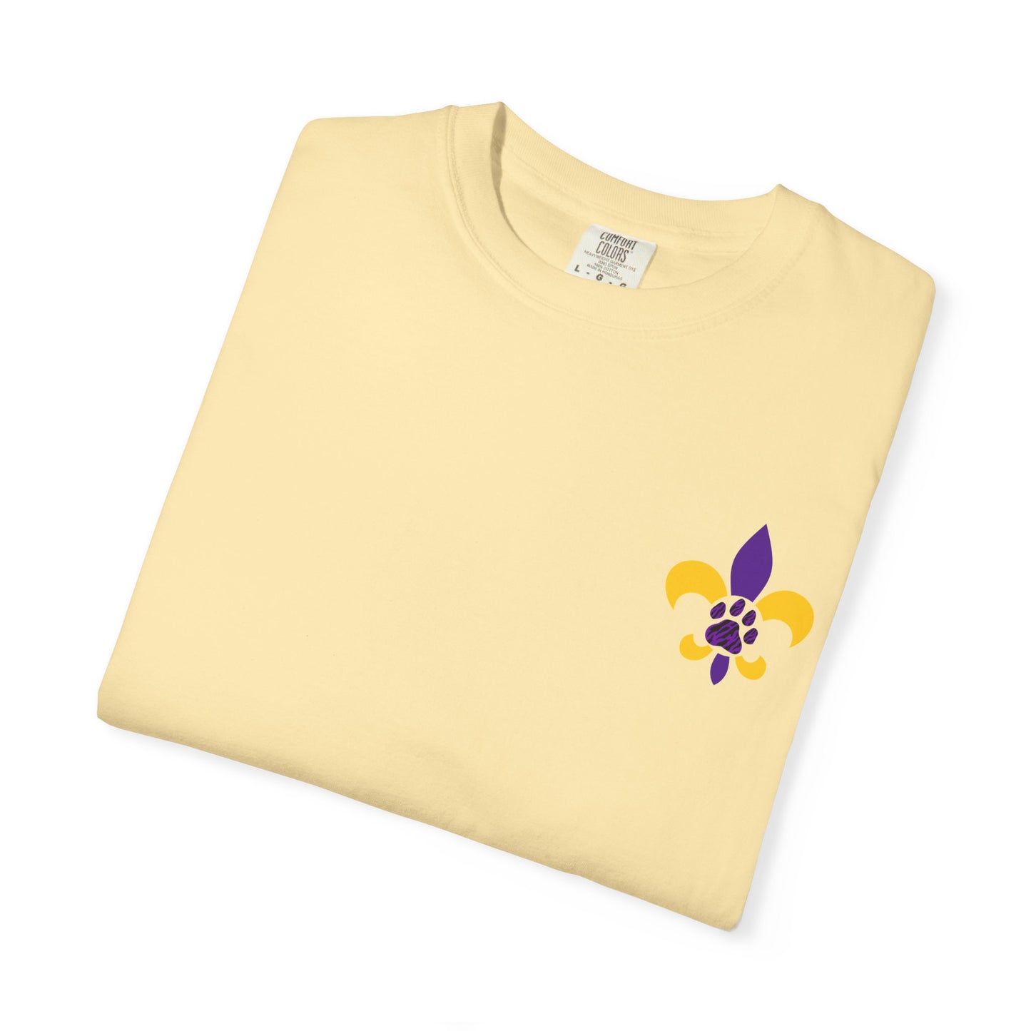 Baton Rouge Spirit T-Shirt - Unisex Garment-Dyed Tee for Game Day, College Football, Mardi Gras, Team Pride, Casual Wear