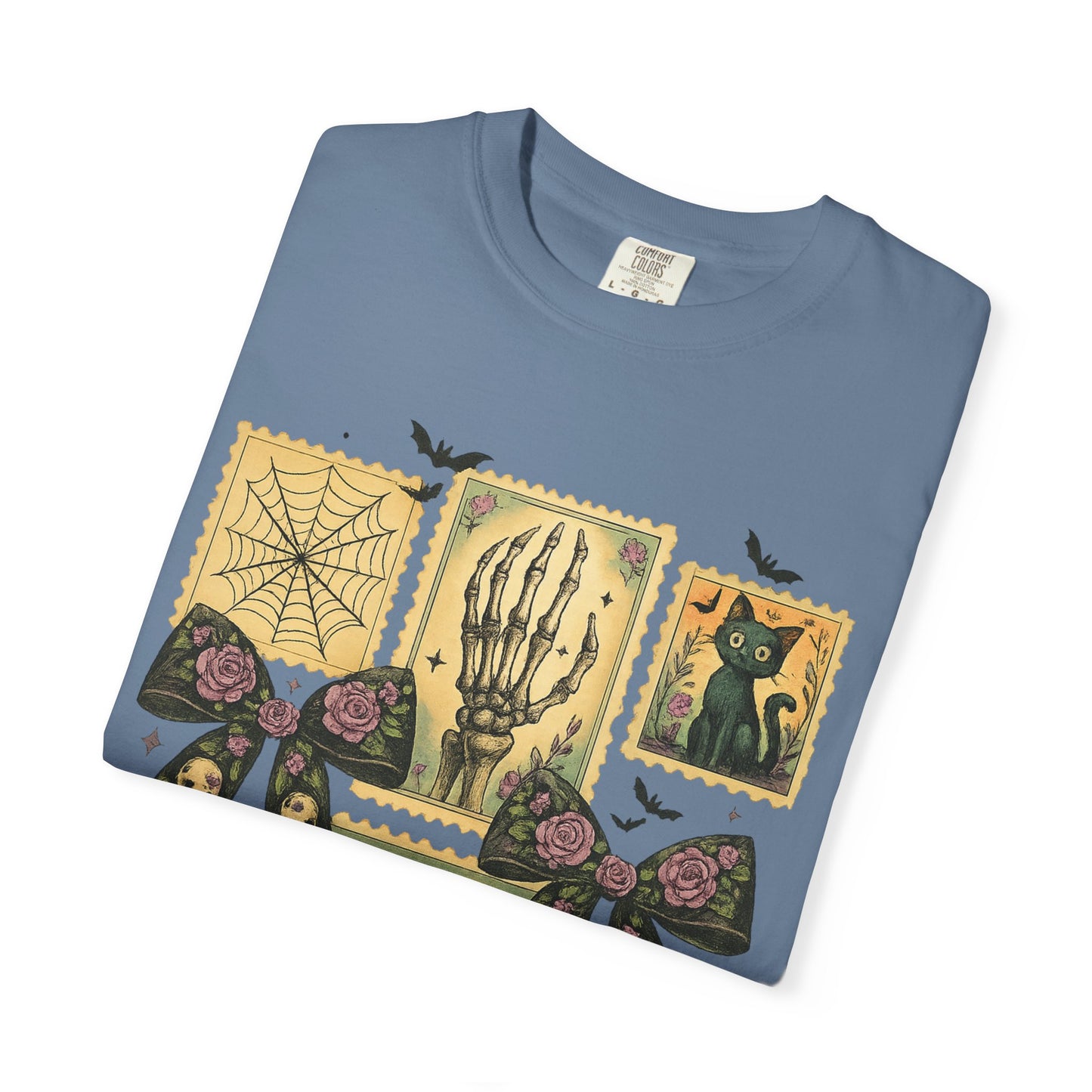 Halloween-Themed Unisex T-Shirt - Spooky Vibes for Fall Celebrations, Ghost Lovers Gift, Costume Party Essential, Cozy Autumn Tee