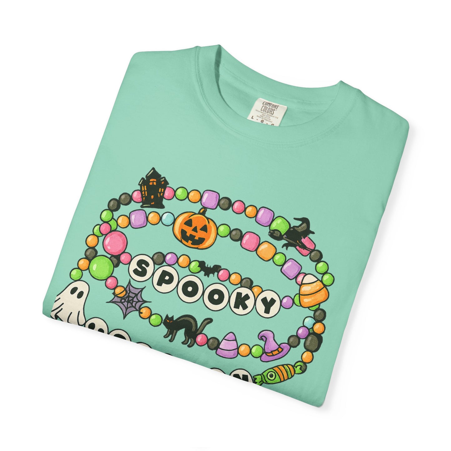 Spooky Season Friendship Bracelet T-shirt | Halloween Fun, Unisex Tee