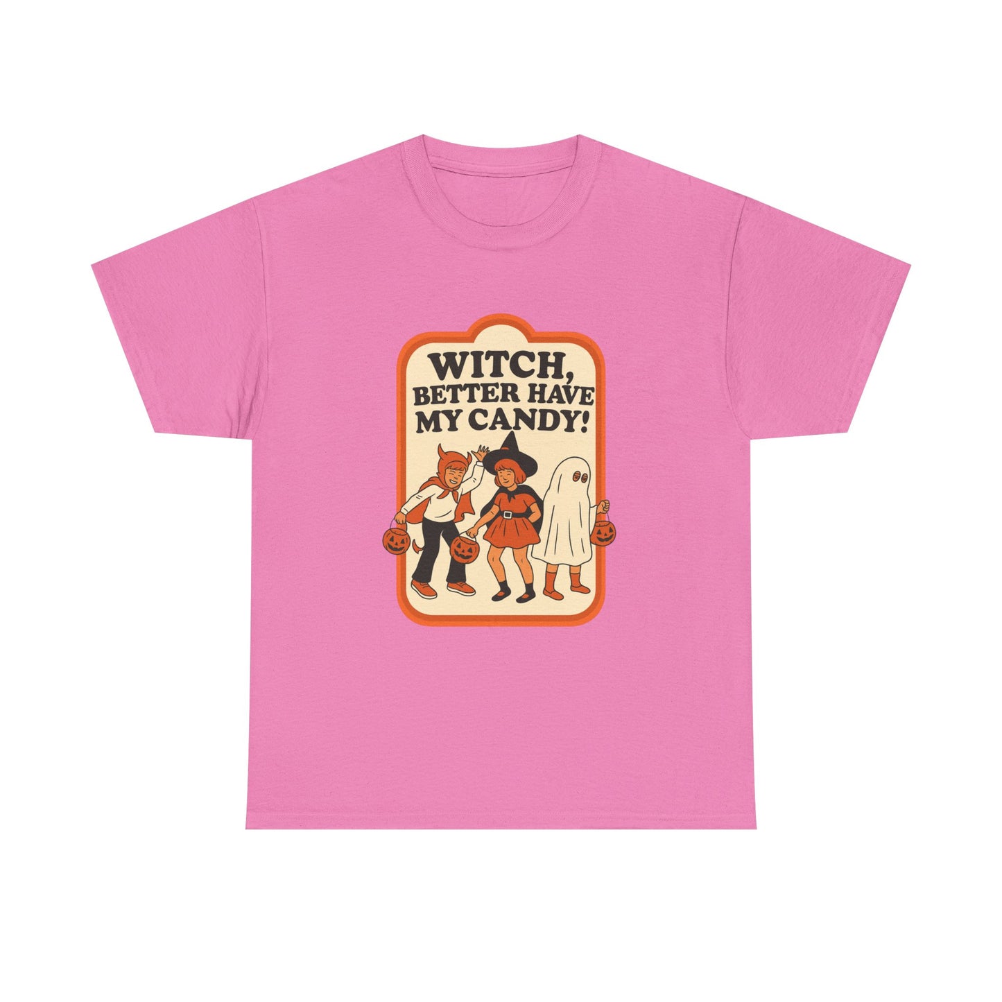 Halloween Witch Candy Tee - Unisex Cotton Shirt