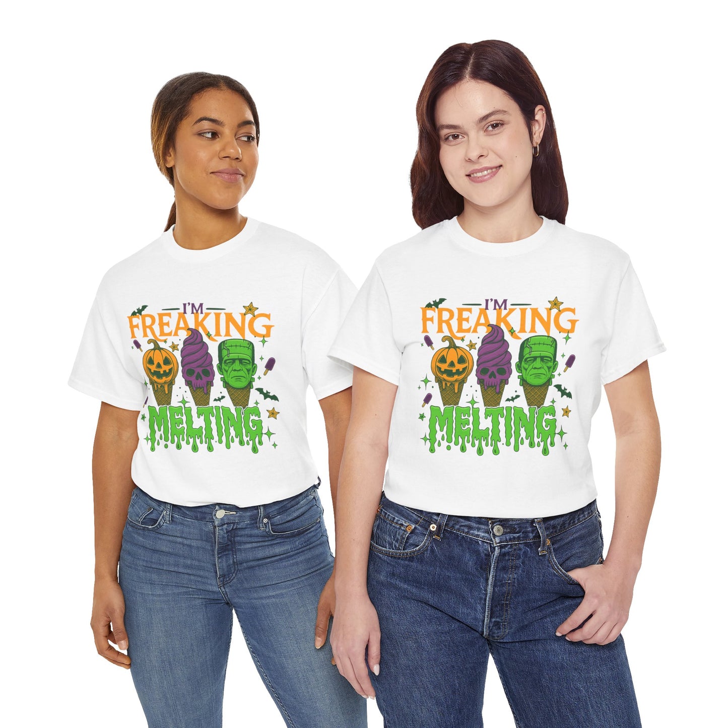 Halloween Unisex Heavy Cotton Tee, Fun Fall Shirt, Halloween Costume Top, Spooky Party Tee, Trick or Treat Apparel