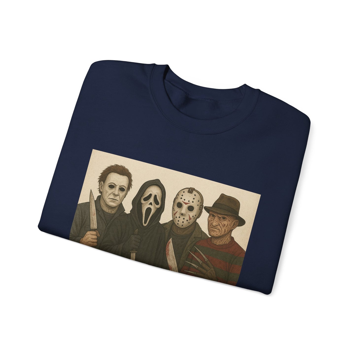 Spooky Movie Crewneck Sweatshirt - Halloween Horror Apparel